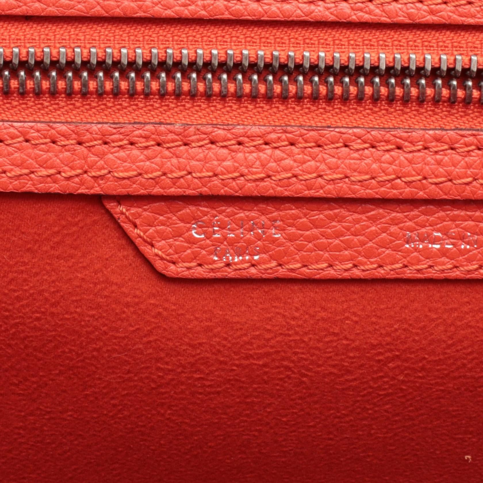 Celine Celine Celine Luggage Micro Shopper Leather Tote Bag Leather Tote Bag DUTY FREE for USA Size ONE SIZE - 4 Thumbnail