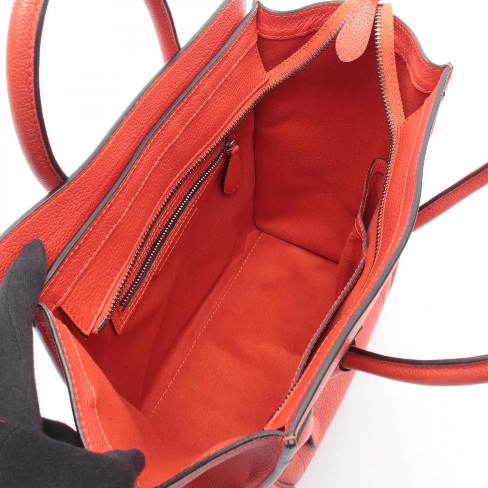 Celine Celine Celine Luggage Micro Shopper Leather Tote Bag Leather Tote Bag DUTY FREE for USA Size ONE SIZE - 3 Thumbnail