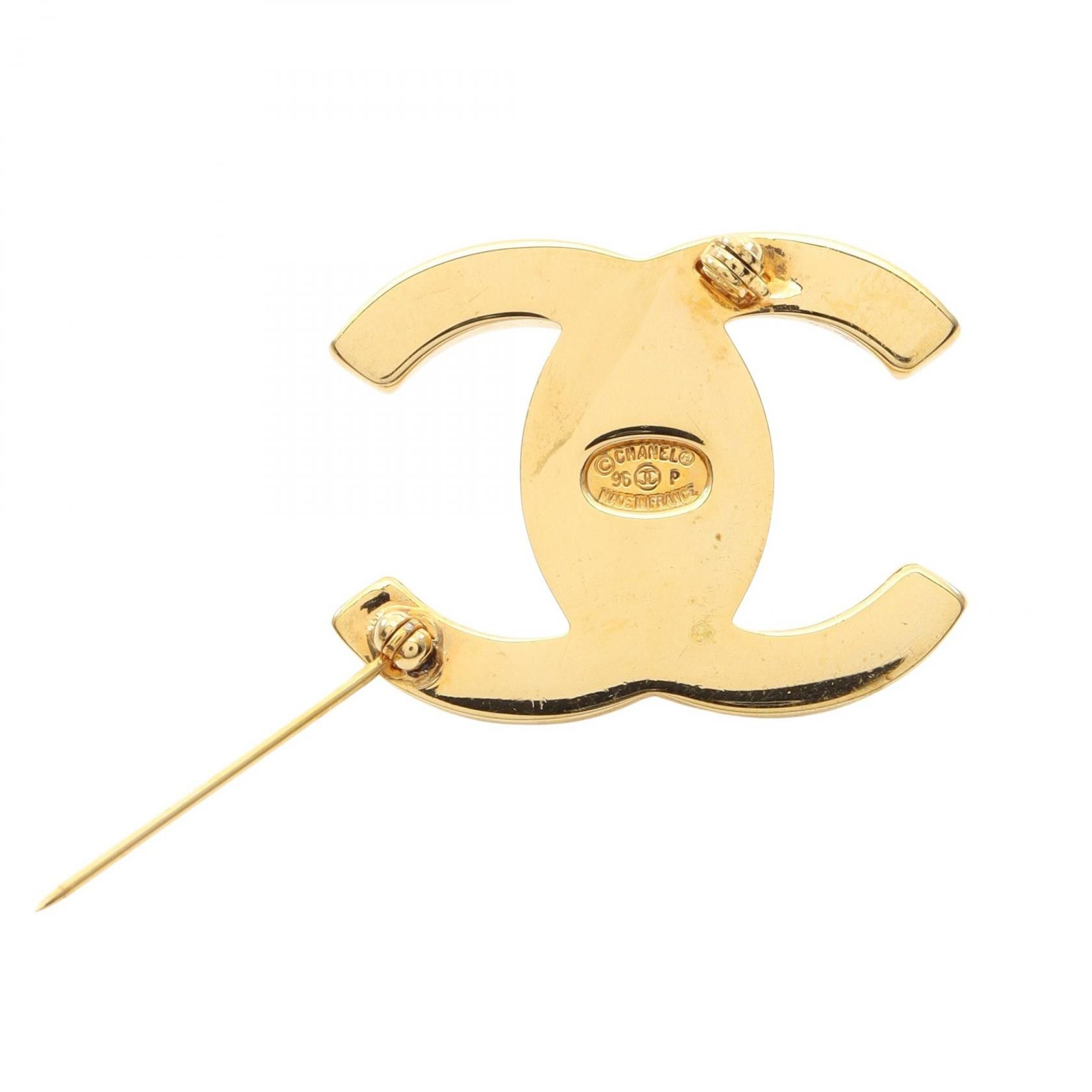 Chanel Chanel Chanel Coco Mark Brooch Metal Brooch DUTY FREE for USA Size ONE SIZE - 2 Thumbnail