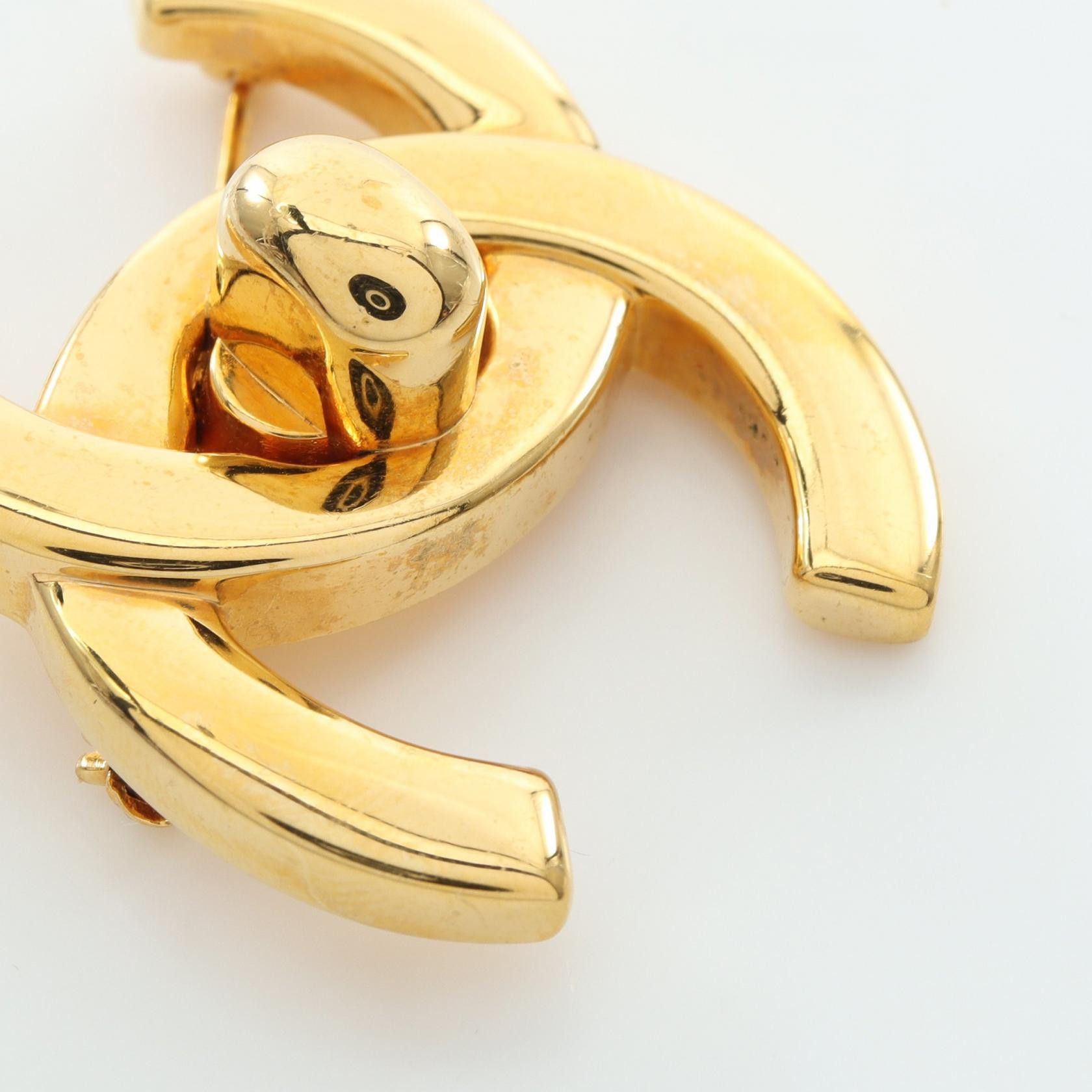 Chanel Chanel Chanel Coco Mark Brooch Metal Brooch DUTY FREE for USA Size ONE SIZE - 4 Thumbnail