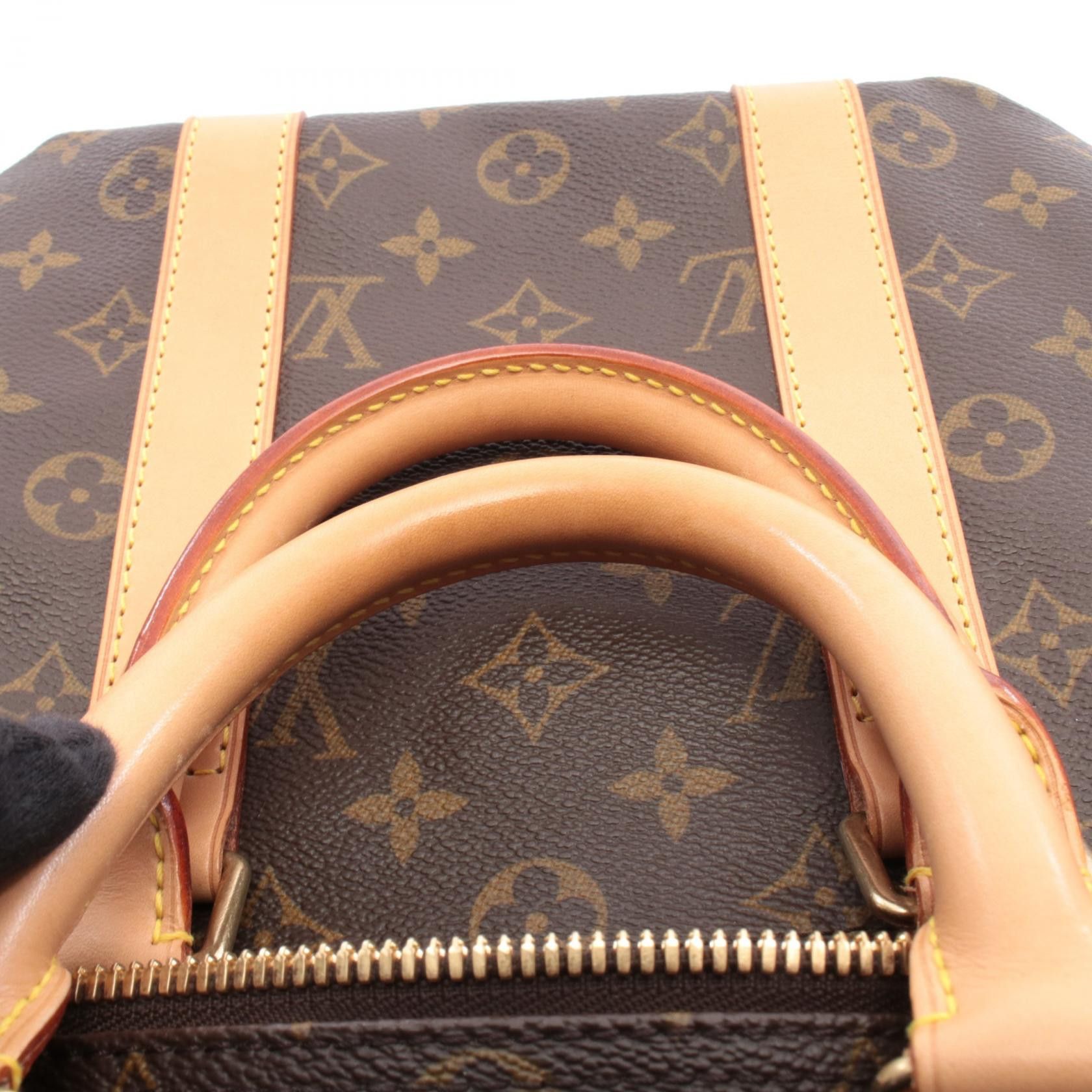 Louis Vuitton Louis Vuitton Louis Vuitton Keepall Monogram Boston Bag Textile Travel Bag M41428 DUTY FREE for USA Size ONE SIZE - 6 Thumbnail