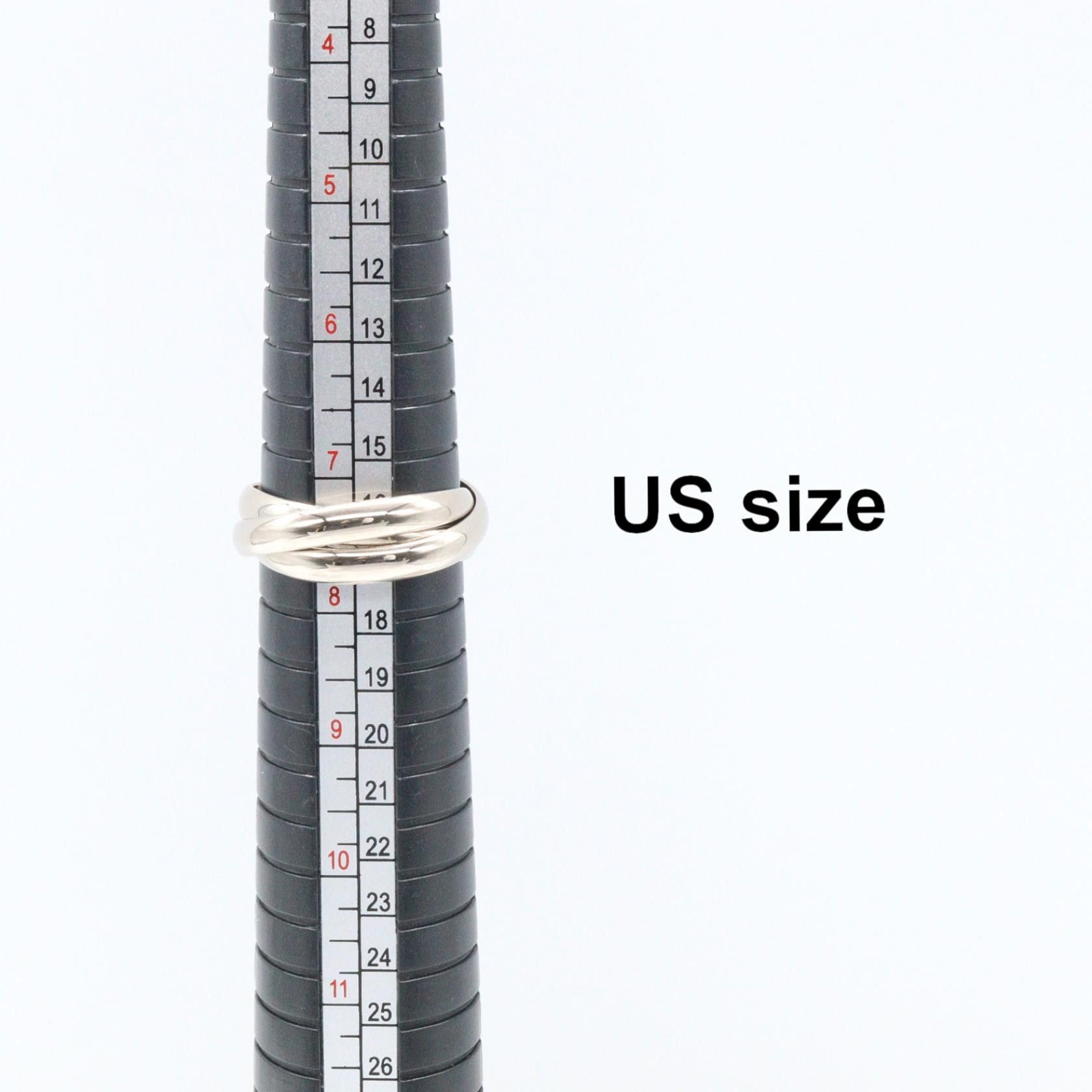 Cartier Cartier Cartier Trinity Au750 White Gold Ring Size 15 Precious Metal Ring B4039756 DUTY FREE for USA Size ONE SIZE - 5 Thumbnail