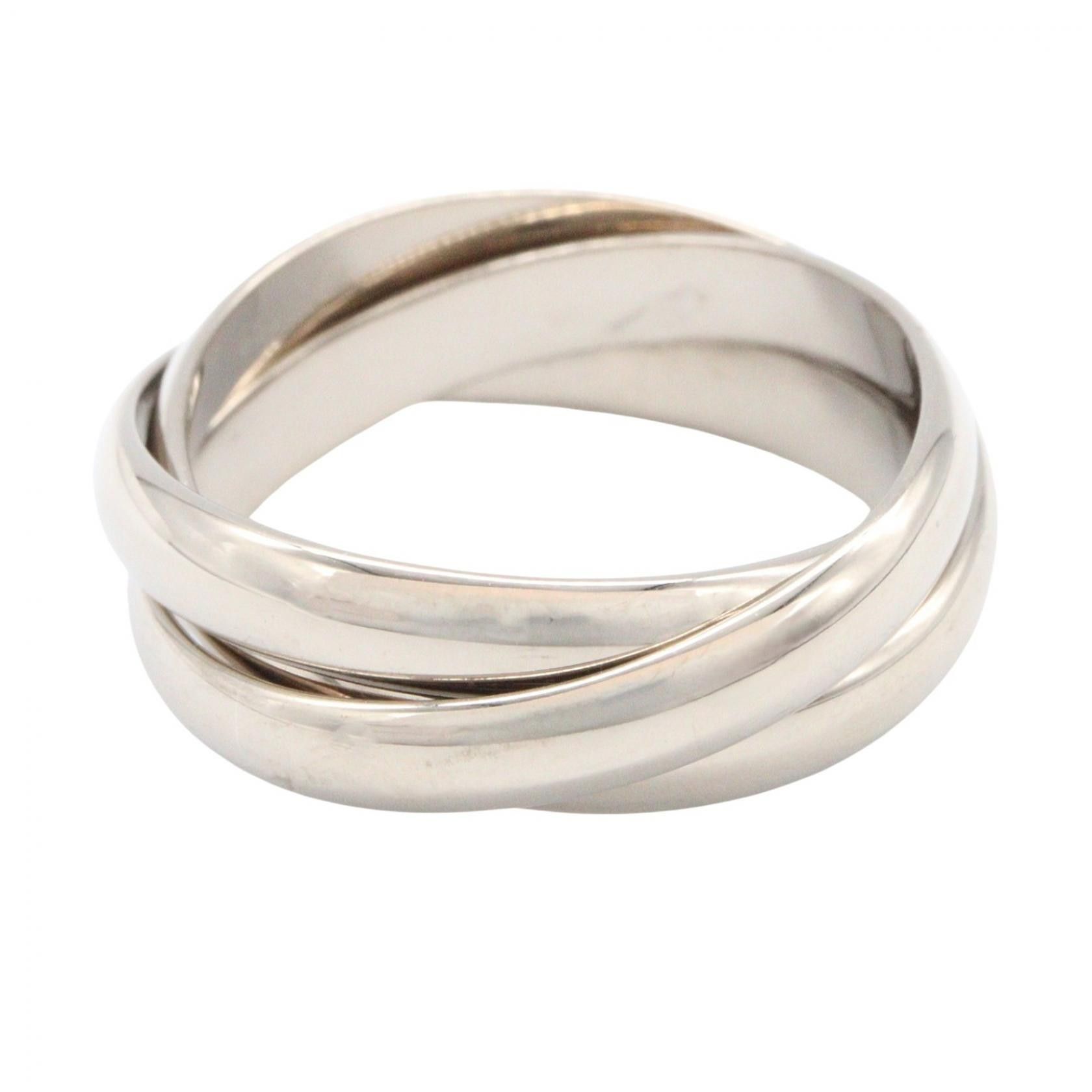 Cartier Cartier Cartier Trinity Au750 White Gold Ring Size 15 Precious Metal Ring B4039756 DUTY FREE for USA Size ONE SIZE - 2 Thumbnail