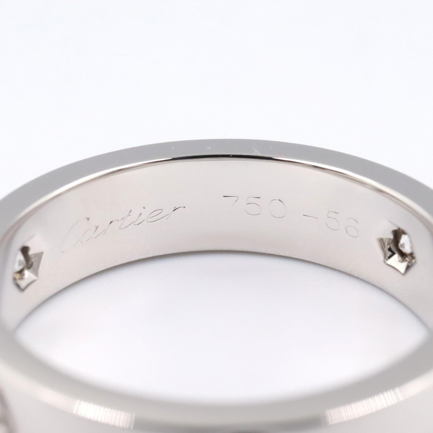 Cartier Cartier Cartier Love Au750 White Gold Diamond Ring Size 15 Precious Metal Ring DUTY FREE for USA Size ONE SIZE - 4 Thumbnail