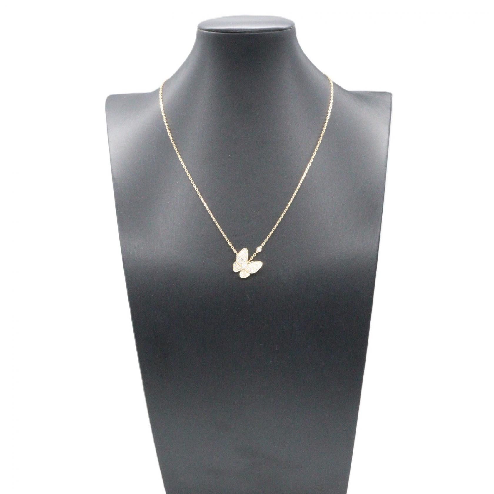 Van Cleef & Arpels Van Cleef & Arpels Van Cleef & Arpels Deux Papillons Au750 Diamond Necklace Precious Metal Necklace VCARP3DP00 DUTY FREE for USA Size ONE SIZE - 6 Thumbnail