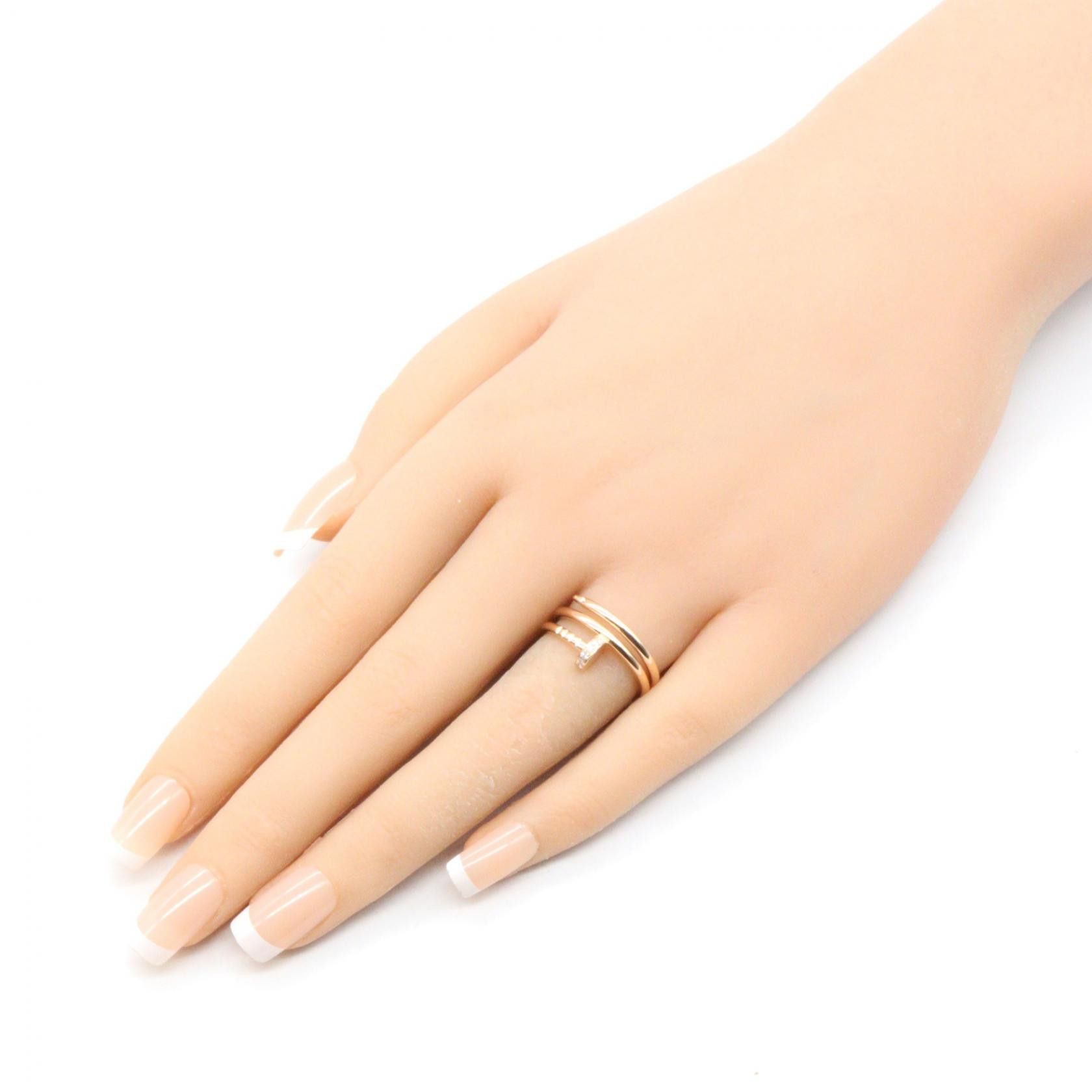 Cartier Cartier Cartier Juste un Clou Double Au750 Diamond Ring Size 11.5 Precious Metal Ring DUTY FREE for USA Size ONE SIZE - 8 Thumbnail