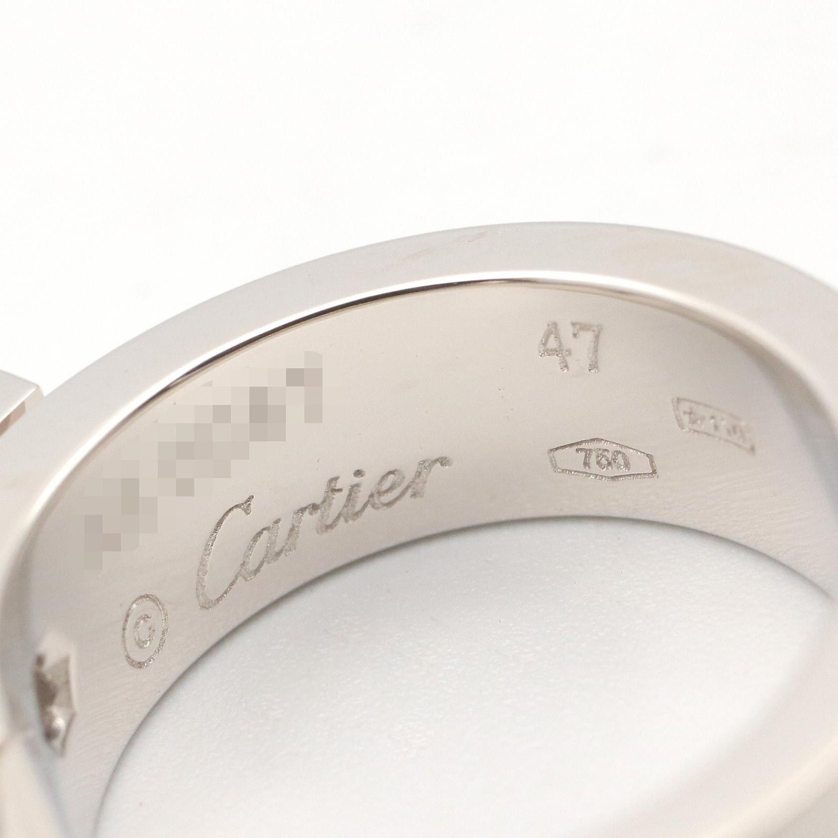 Cartier Cartier Cartier ANNIVERSARY Au750 Diamond Ring Size 46 Precious Metal Ring DUTY FREE for USA Size ONE SIZE - 4 Thumbnail