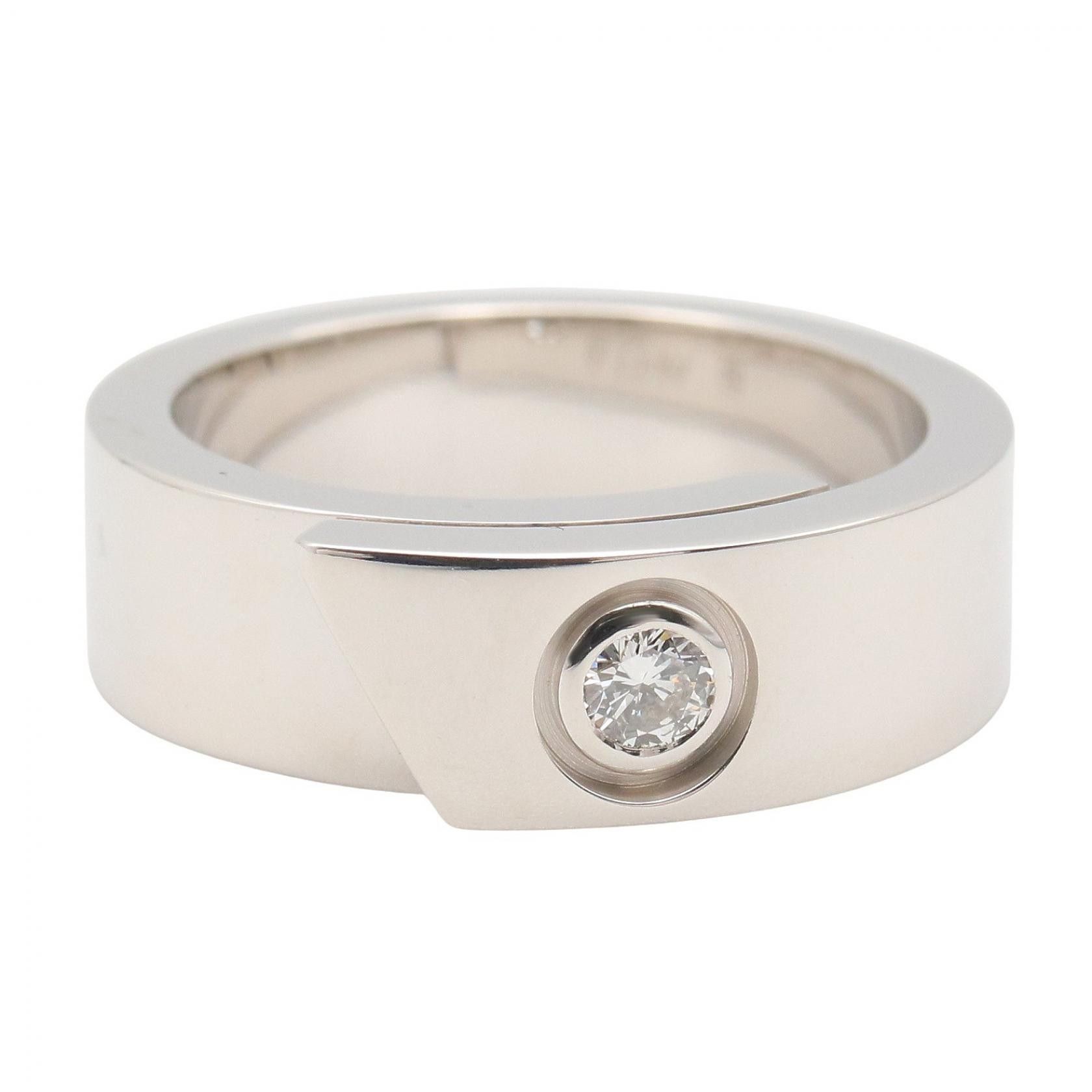 Cartier Cartier Cartier ANNIVERSARY Au750 Diamond Ring Size 46 Precious Metal Ring DUTY FREE for USA Size ONE SIZE - 2 Thumbnail