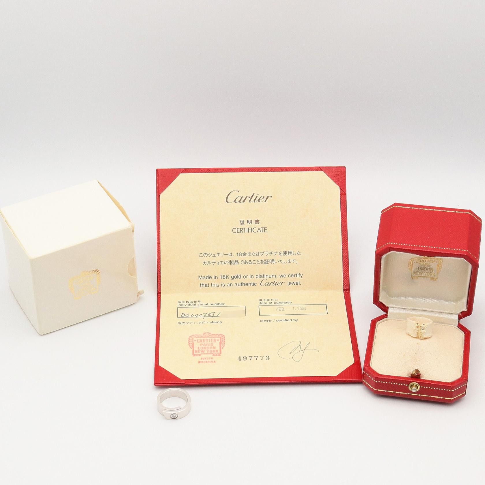 Cartier Cartier Cartier ANNIVERSARY Au750 Diamond Ring Size 46 Precious Metal Ring DUTY FREE for USA Size ONE SIZE - 8 Thumbnail
