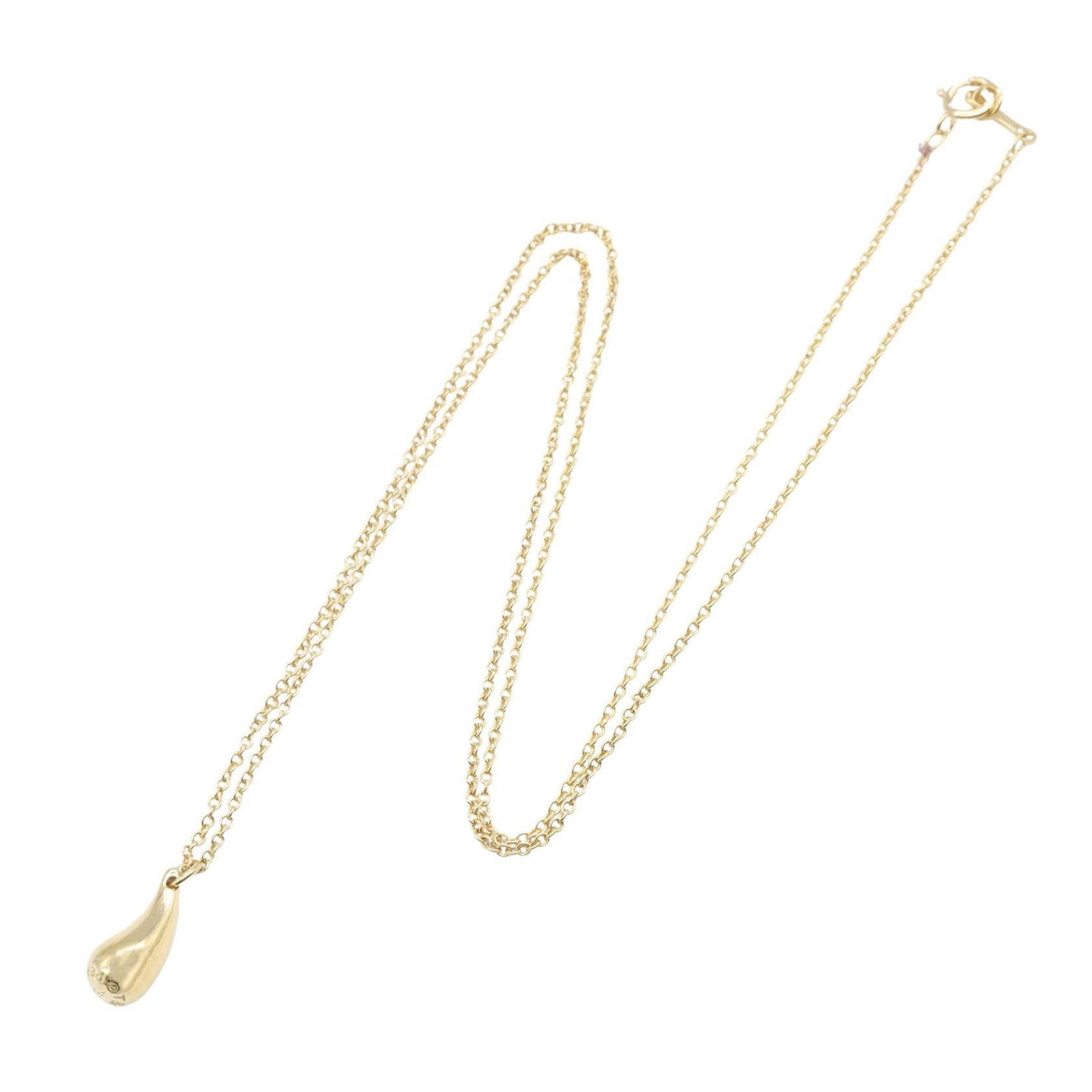 Tiffany & Co. Tiffany & Co. Tiffany & Co. Teardrop Au750 Necklace Precious Metal Necklace DUTY FREE for USA Size ONE SIZE - 2 Thumbnail