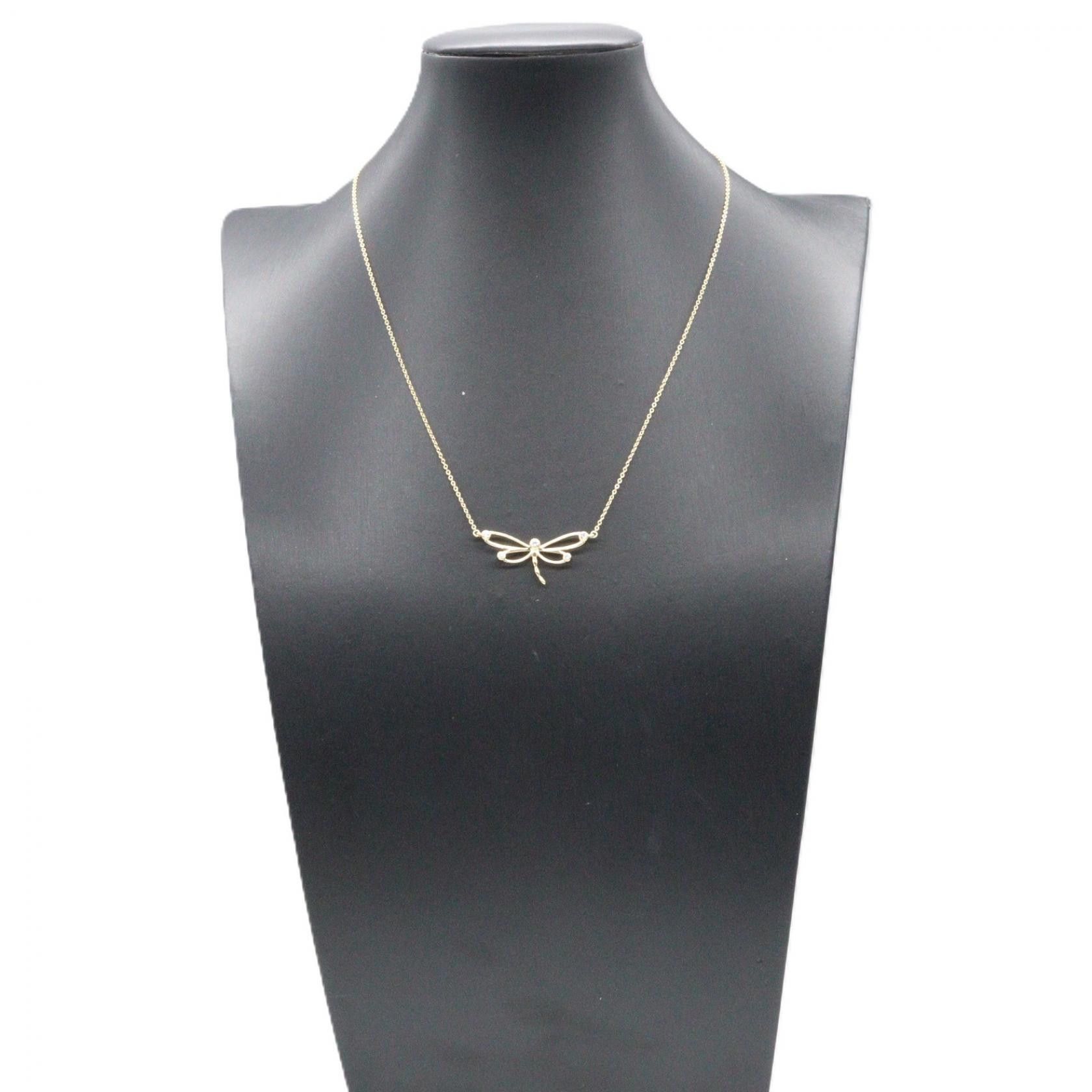 Tiffany & Co. Tiffany & Co. Tiffany & Co. Dragonfly Au750 Diamond Necklace Precious Metal Necklace DUTY FREE for USA Size ONE SIZE - 5 Thumbnail