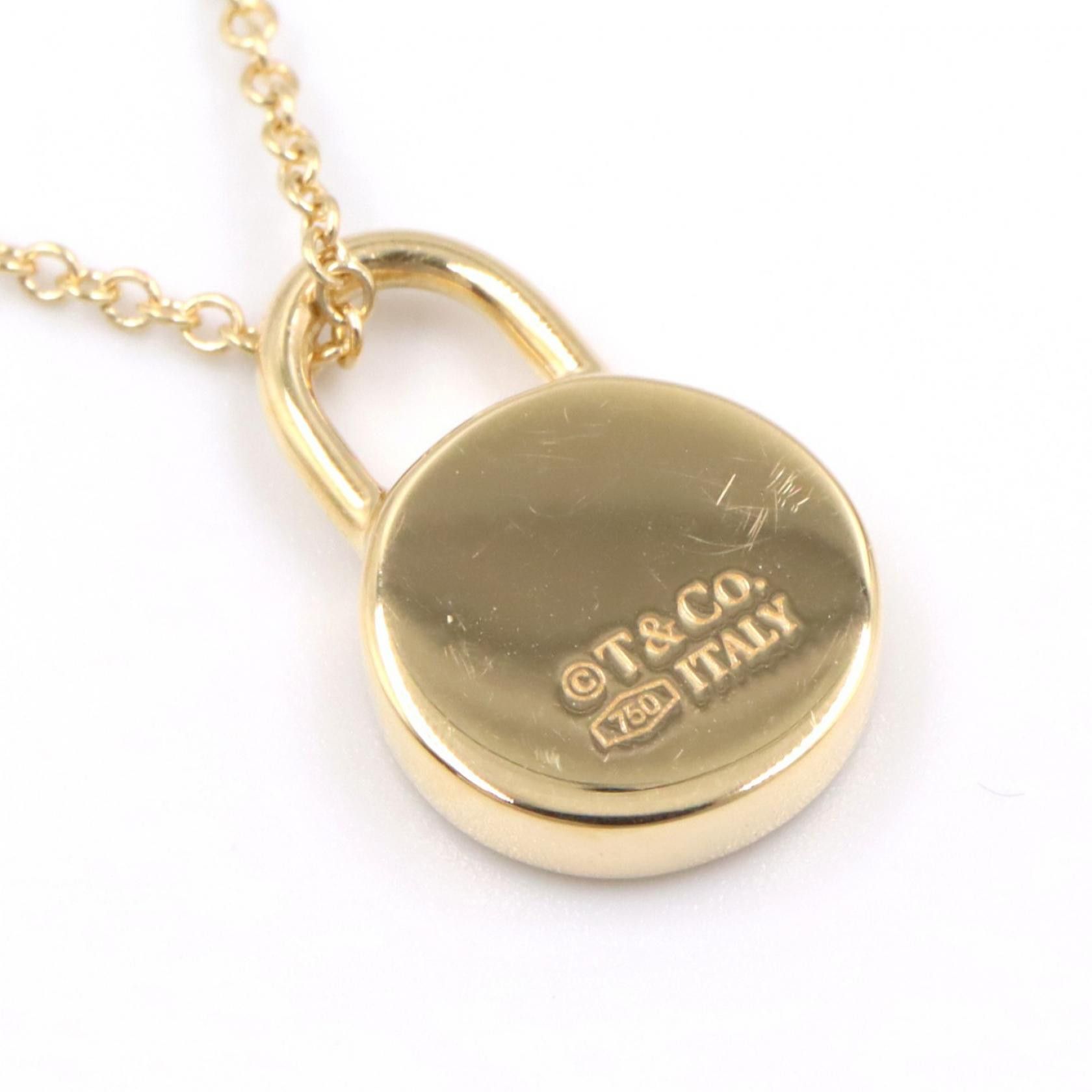 Tiffany & Co. Tiffany & Co. Tiffany & Co. 1837 Round Lock Au750 Diamond Necklace Precious Metal Necklace DUTY FREE for USA Size ONE SIZE - 3 Thumbnail