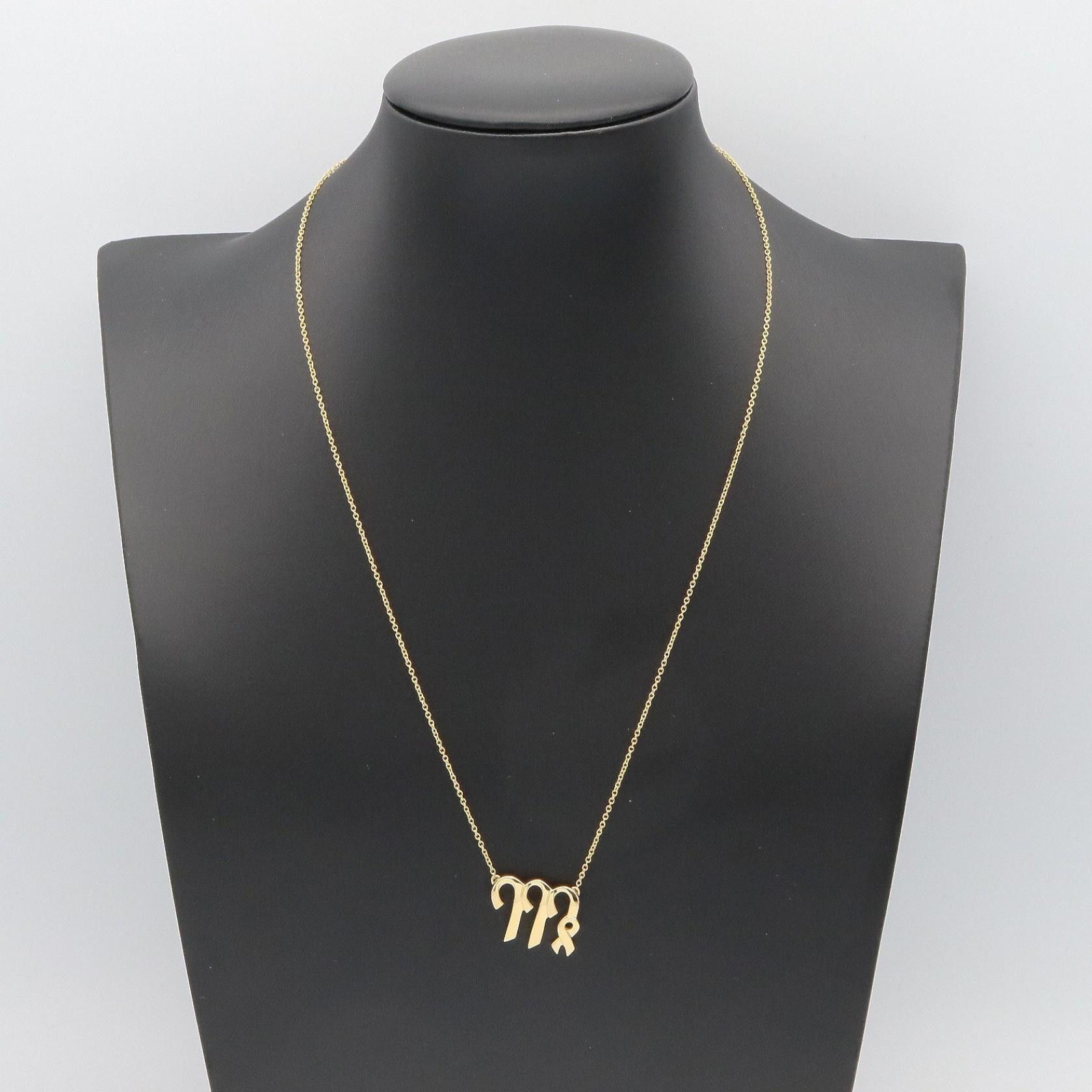 Tiffany & Co. Tiffany & Co. Tiffany＆Co. Virgo Au750 Necklace Precious Metal Necklace DUTY FREE for USA Size ONE SIZE - 5 Thumbnail