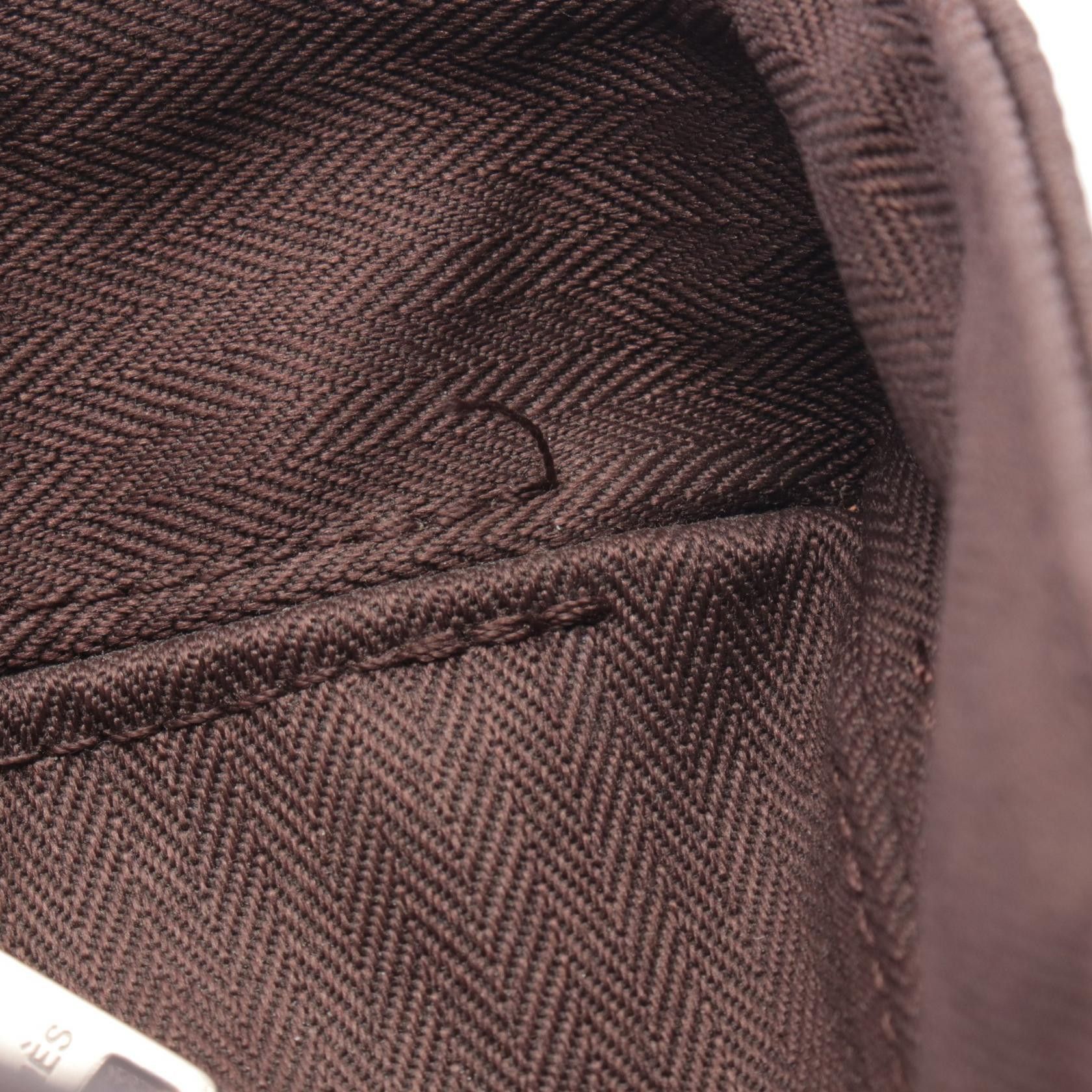 Hermes Hermes Hermes Acapulco PM Toile Chevron Leather Handbag Textile Handbag DUTY FREE for USA Size ONE SIZE - 6 Thumbnail