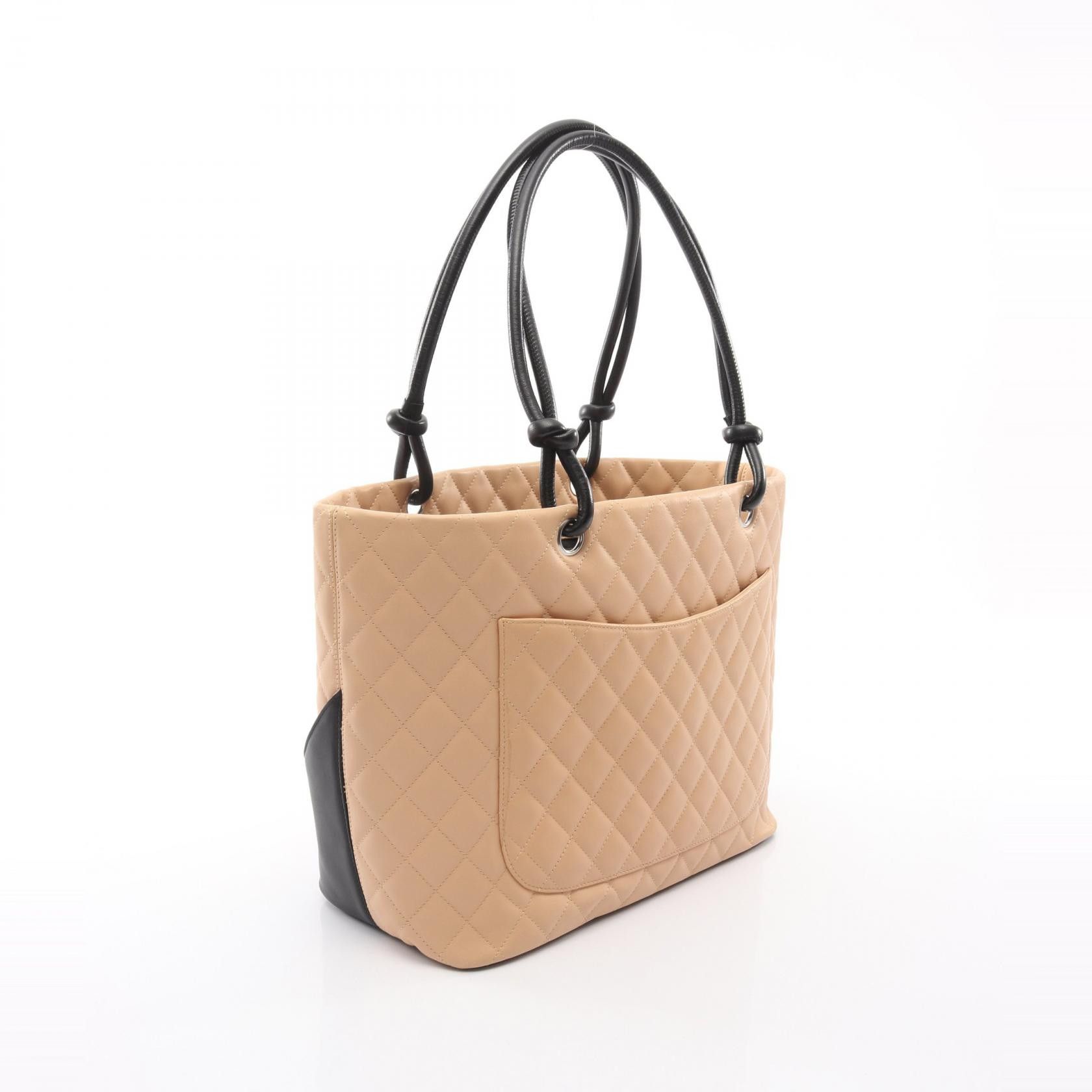 Chanel Chanel Chanel Cambon Line Leather Tote Bag Leather Tote Bag DUTY FREE for USA Size ONE SIZE - 2 Thumbnail