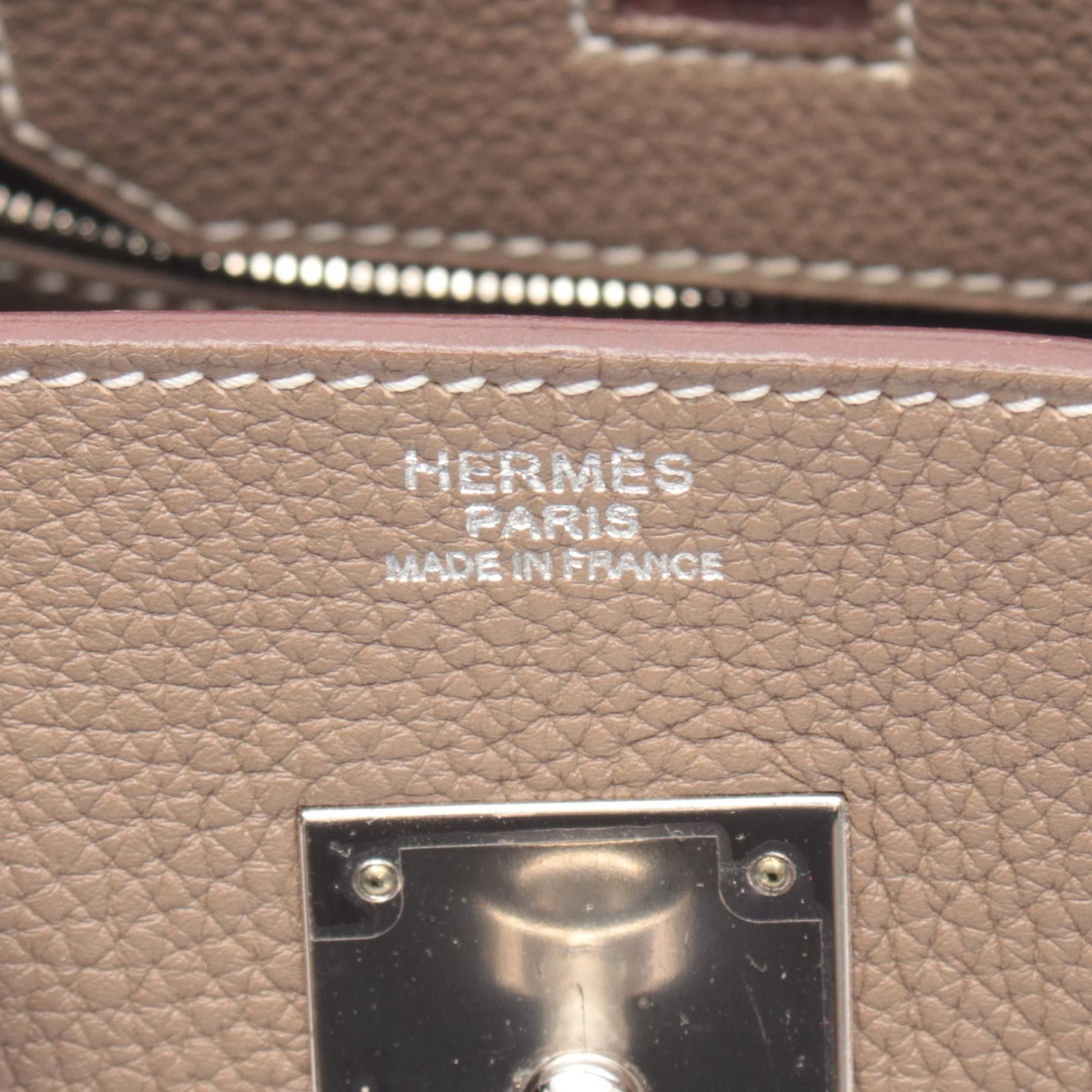 Hermes Hermes Hermes Birkin30 Togo Leather Handbag A DUTY FREE for USA Size ONE SIZE - 4 Thumbnail