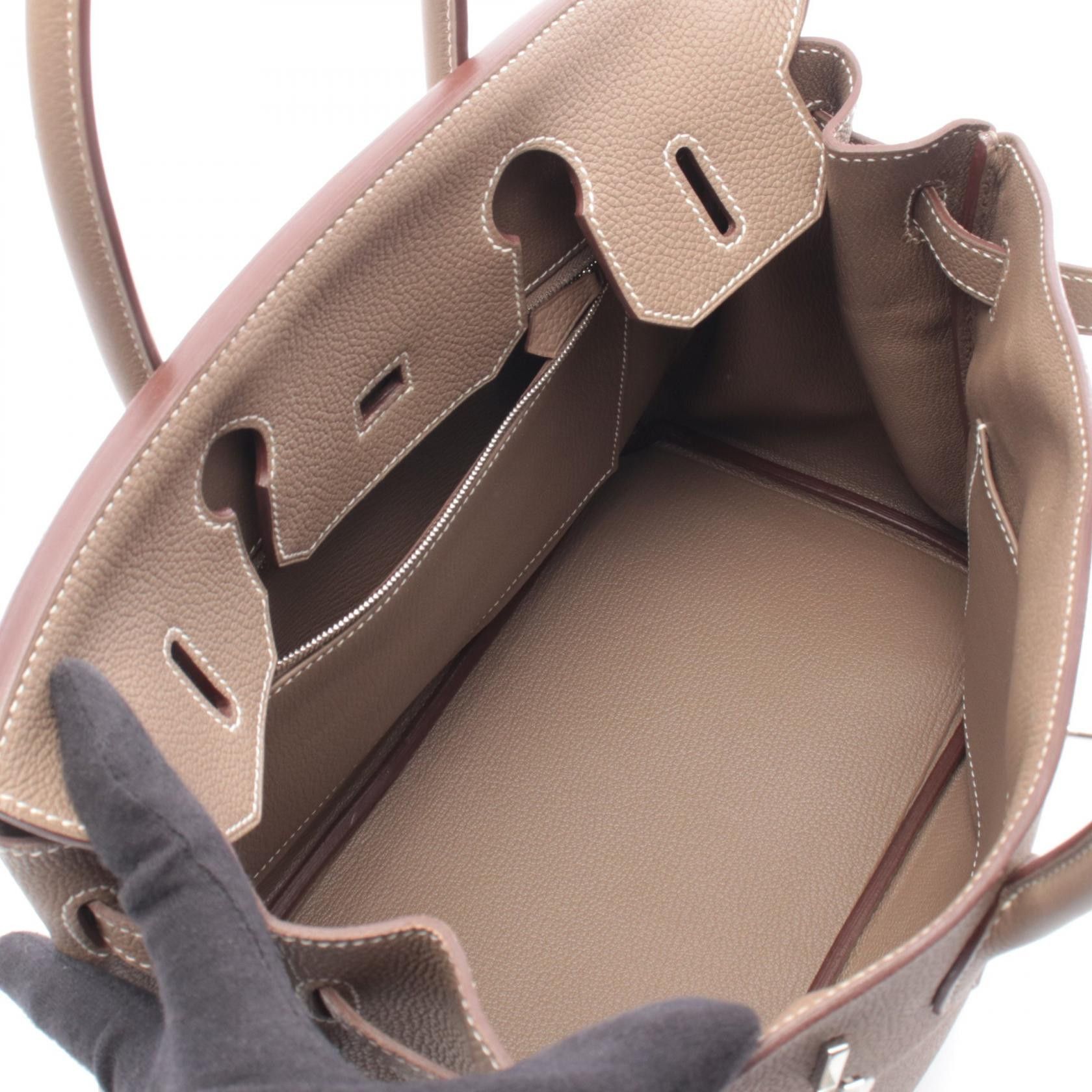 Hermes Hermes Hermes Birkin30 Togo Leather Handbag A DUTY FREE for USA Size ONE SIZE - 3 Thumbnail