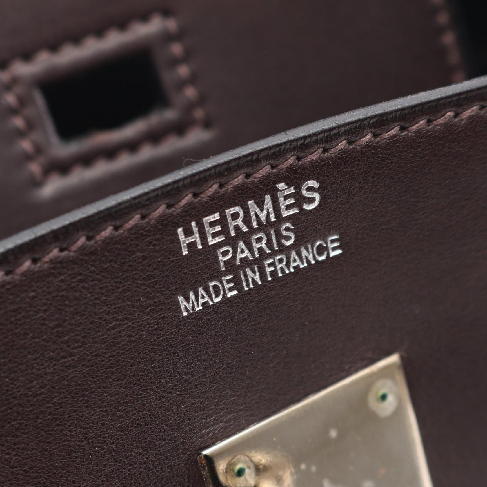 Hermes Hermes Hermes Birkin35 Calf Leather Leather Handbag G DUTY FREE for USA Size ONE SIZE - 4 Thumbnail