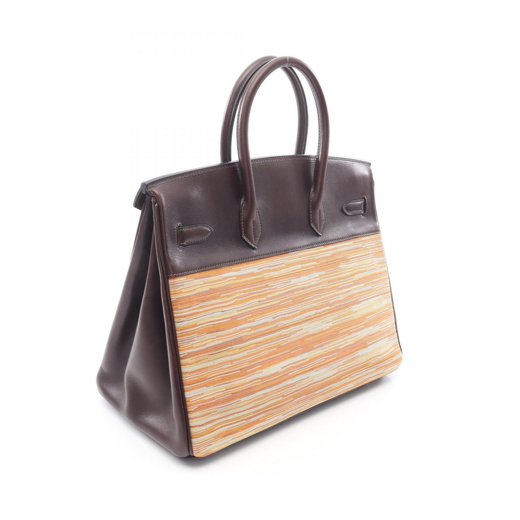 Hermes Hermes Hermes Birkin35 Calf Leather Leather Handbag G DUTY FREE for USA Size ONE SIZE - 2 Thumbnail