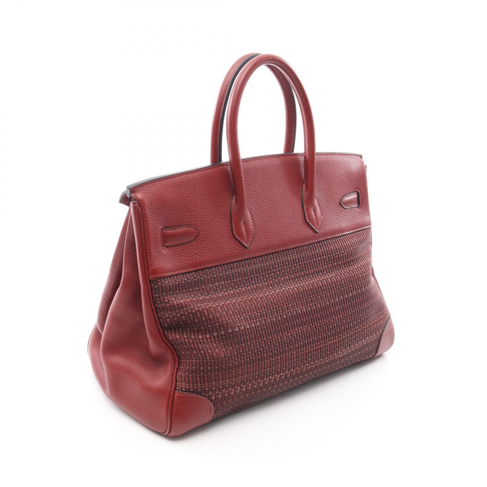 Hermes Hermes Hermes Birkin35 Cuir Buffles Skipper Clin d Oeil Handbag Leather Handbag Stamp F (2002) DUTY FREE for USA Size ONE SIZE - 2 Thumbnail