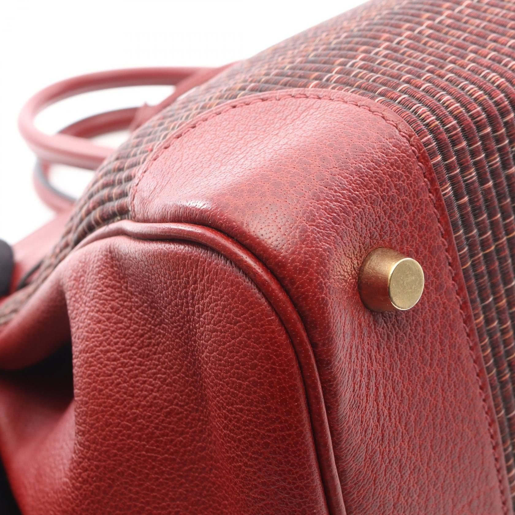 Hermes Hermes Hermes Birkin35 Cuir Buffles Skipper Clin d Oeil Handbag Leather Handbag Stamp F (2002) DUTY FREE for USA Size ONE SIZE - 7 Thumbnail