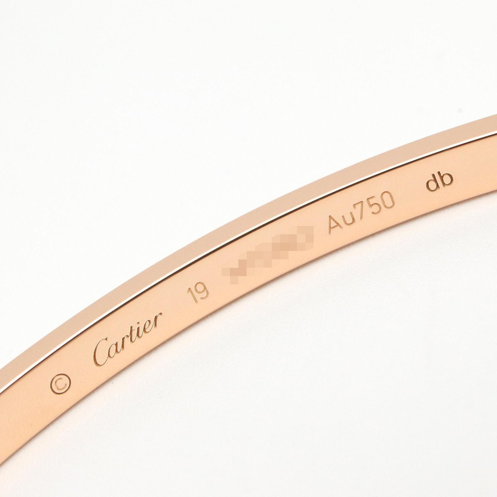 Cartier Cartier Cartier Love Bracelet Au750 Bracelet Size 19 Precious Metal Bangle DUTY FREE for USA Size ONE SIZE - 3 Thumbnail