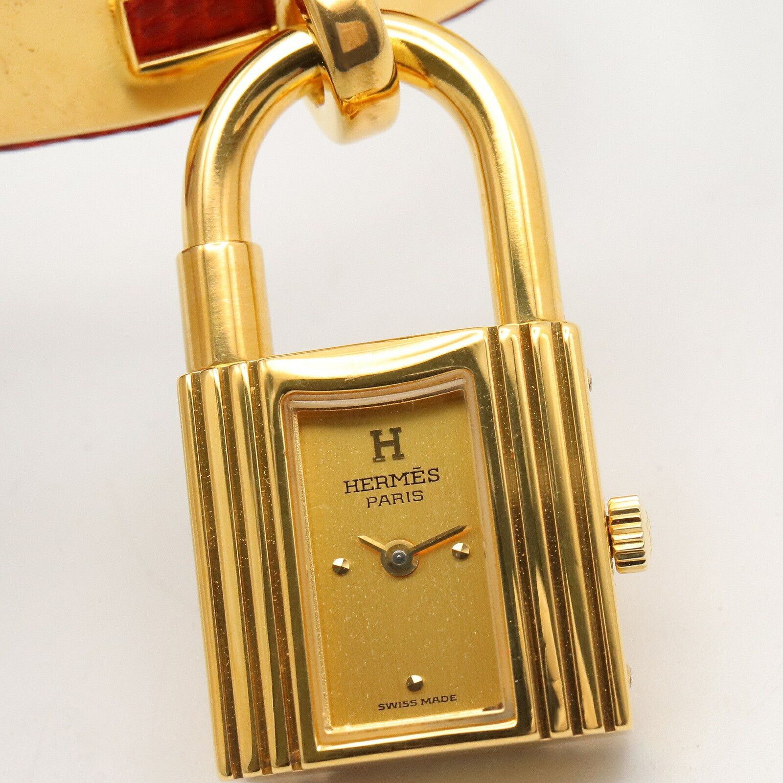 Hermes Hermes Hermes Kelly GP Quartz Metal Quartz KE1.201 DUTY FREE for USA Size ONE SIZE - 5 Thumbnail