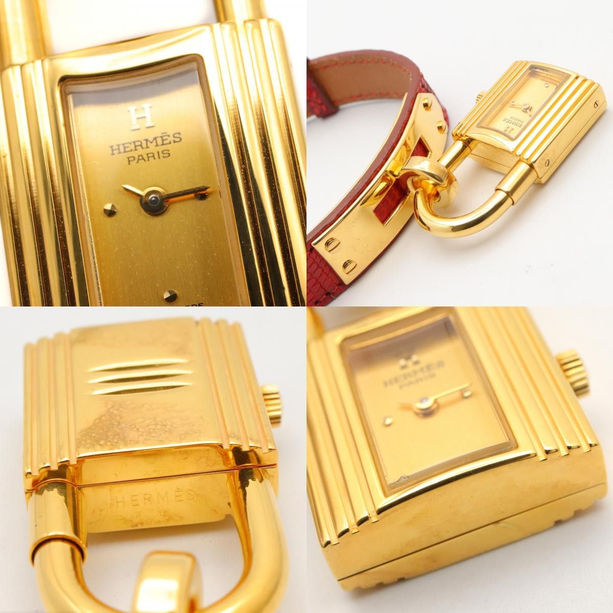 Hermes Hermes Hermes Kelly GP Quartz Metal Quartz KE1.201 DUTY FREE for USA Size ONE SIZE - 9 Thumbnail