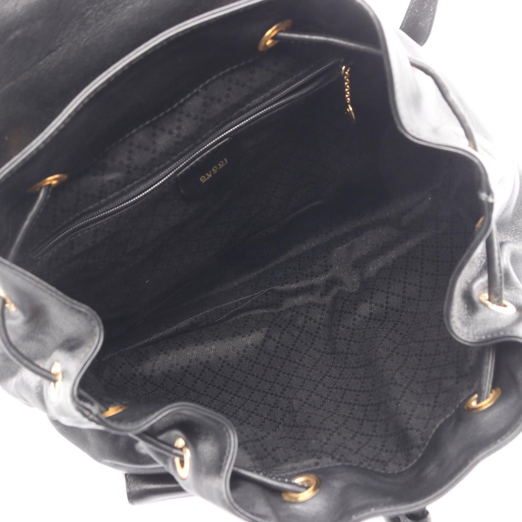 Gucci Gucci Gucci Bamboo Leather Backpack Leather Backpack 00320580016 DUTY FREE for USA Size ONE SIZE - 3 Thumbnail
