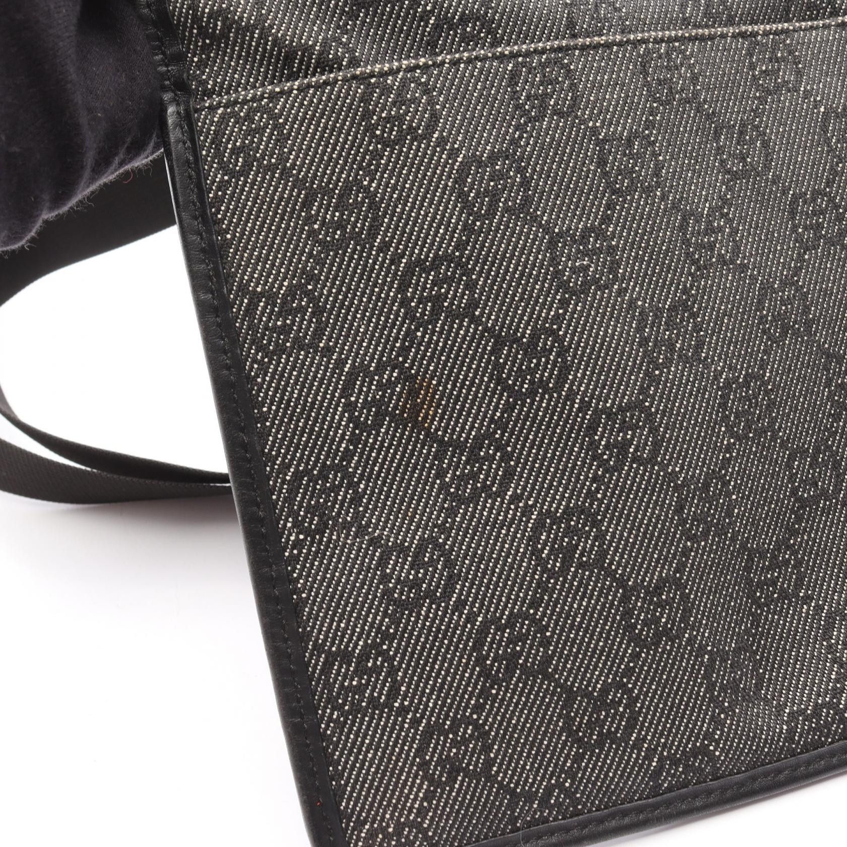 Gucci Gucci Gucci GG Denim Shoulder Bag Textile Shoulder Bag 27639 DUTY FREE for USA Size ONE SIZE - 8 Thumbnail