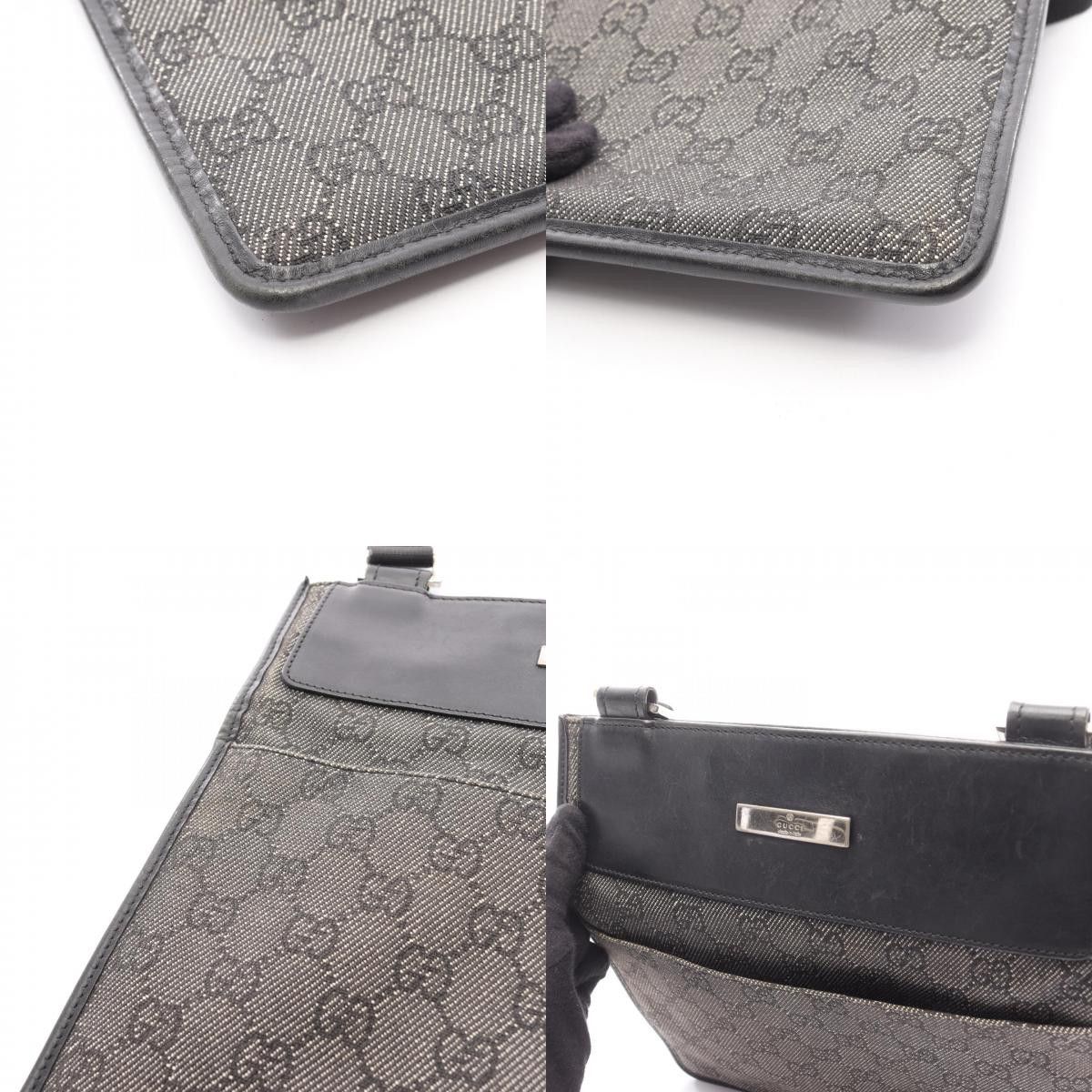 Gucci Gucci Gucci GG Denim Shoulder Bag Textile Shoulder Bag 27639 DUTY FREE for USA Size ONE SIZE - 9 Thumbnail