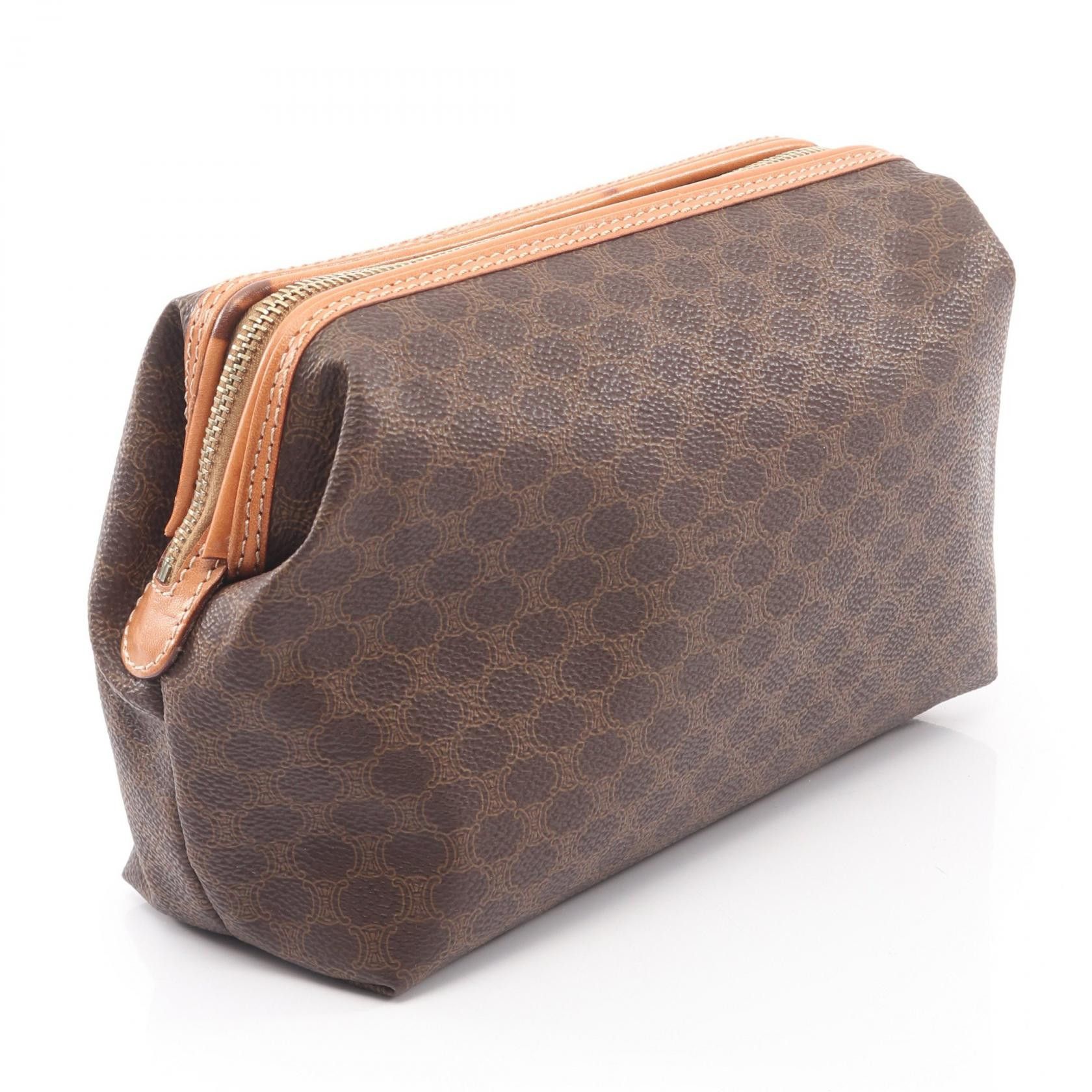 Celine Celine CELINE Macadam PVC pouch Leather Vanity Bag DUTY FREE for USA Size ONE SIZE - 2 Thumbnail
