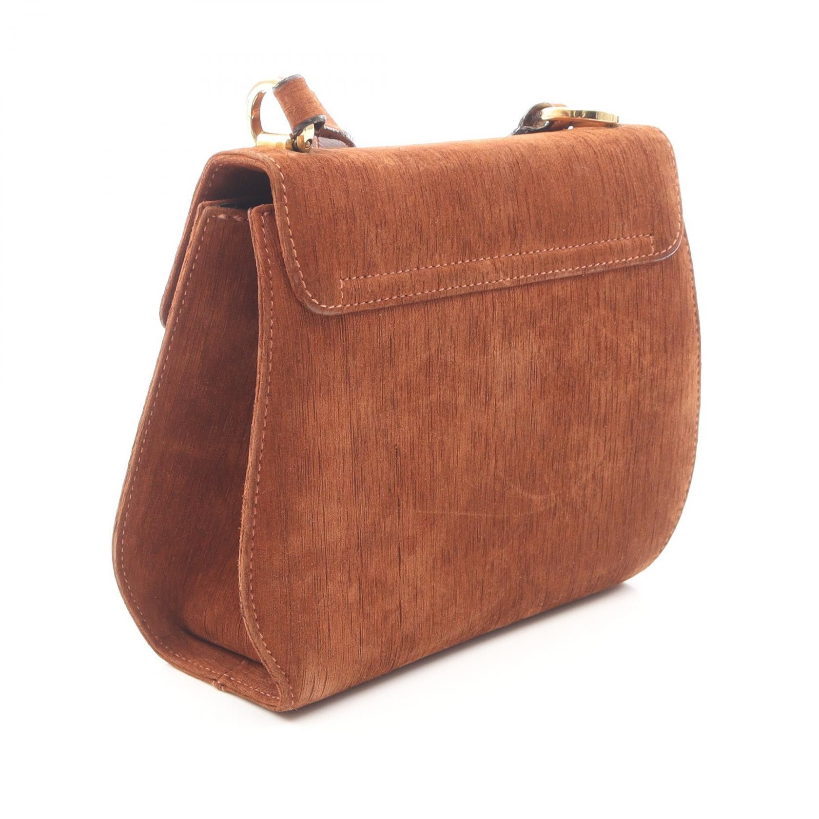 Salvatore Ferragamo Salvatore Ferragamo Salvatore Ferragamo Suede Shoulder Bag Leather Shoulder Bag DUTY FREE for USA Size ONE SIZE - 2 Thumbnail