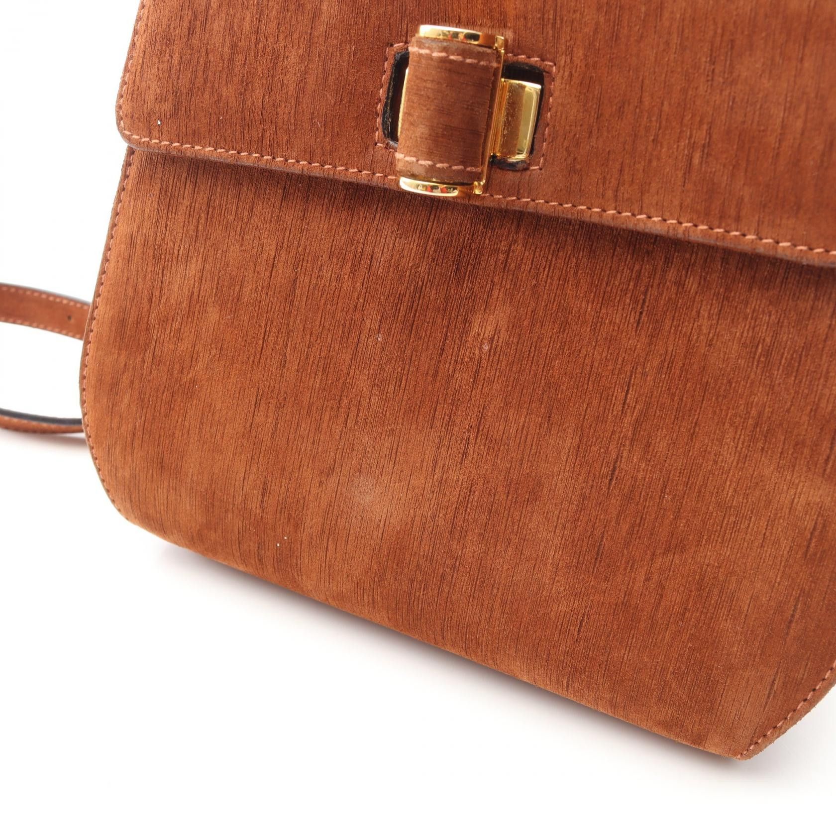 Salvatore Ferragamo Salvatore Ferragamo Salvatore Ferragamo Suede Shoulder Bag Leather Shoulder Bag DUTY FREE for USA Size ONE SIZE - 7 Thumbnail