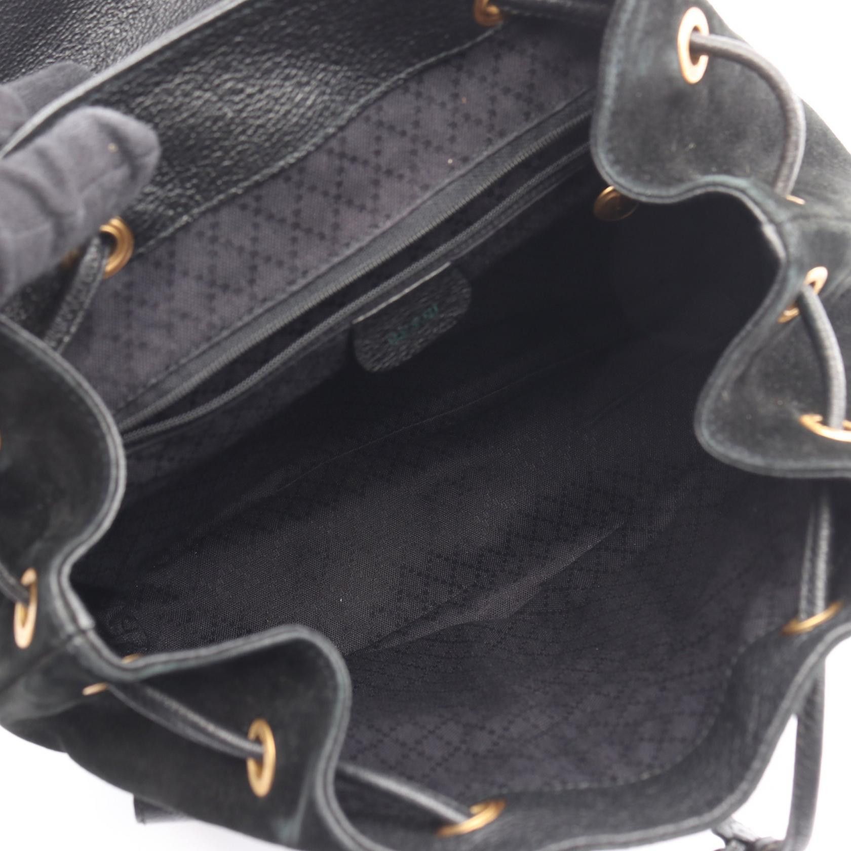 Gucci Gucci Gucci Bamboo Suede Leather Backpack Leather Backpack 00320580016 DUTY FREE for USA Size ONE SIZE - 3 Thumbnail