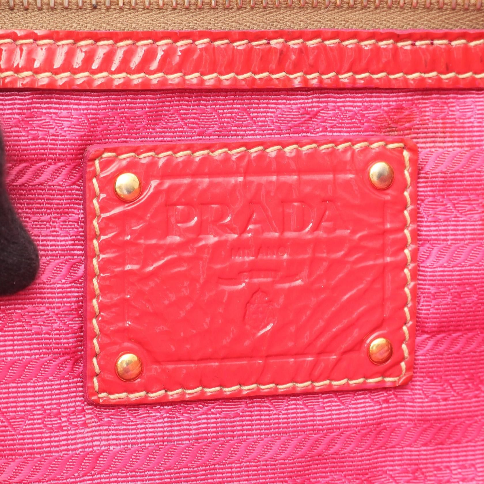 Prada Prada Prada Patent Leather Tote Bag Leather Tote Bag DUTY FREE for USA Size ONE SIZE - 4 Thumbnail