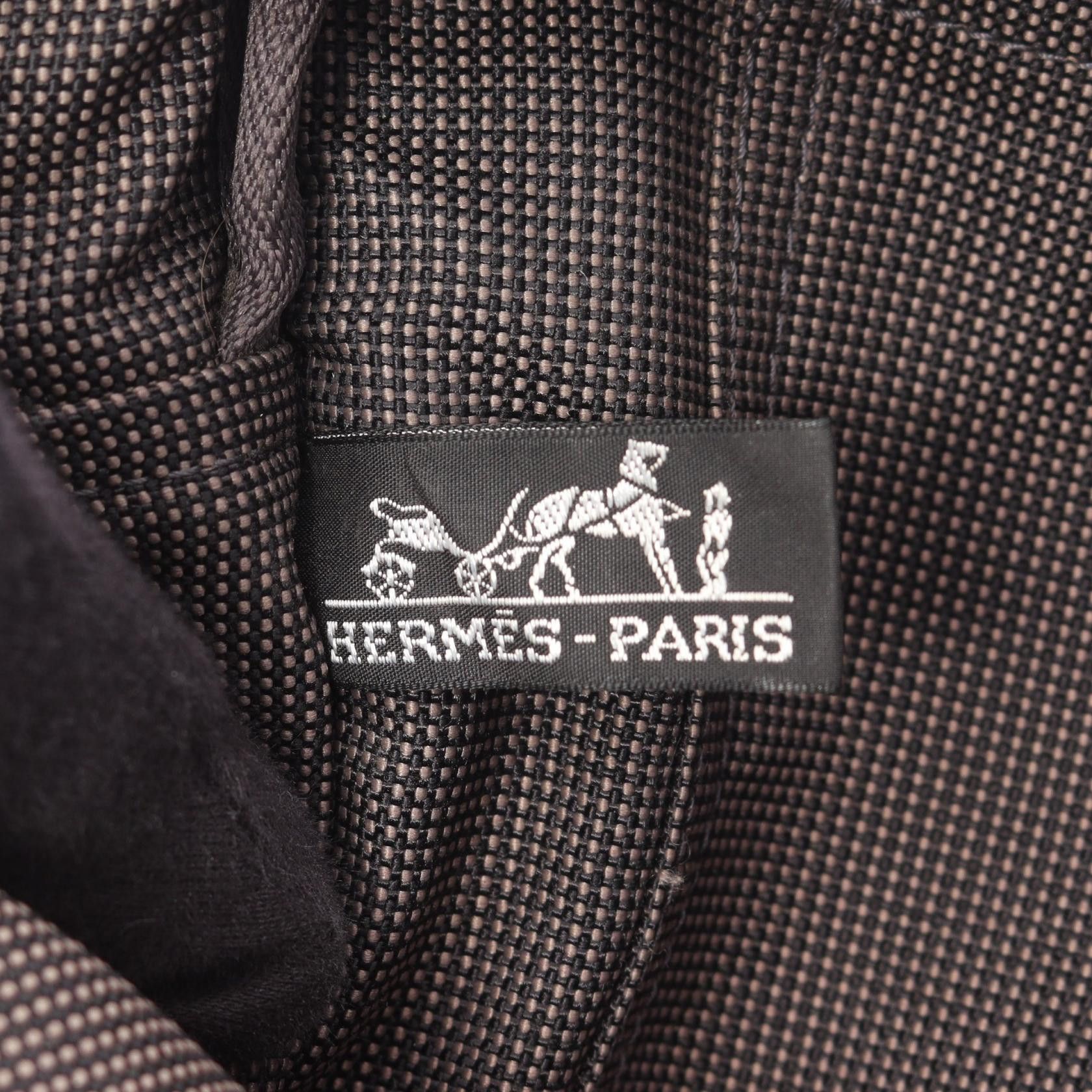 Hermes Hermes Hermes Herline MM Nylon Canvas Tote Bag Textile Tote Bag DUTY FREE for USA Size ONE SIZE - 4 Thumbnail
