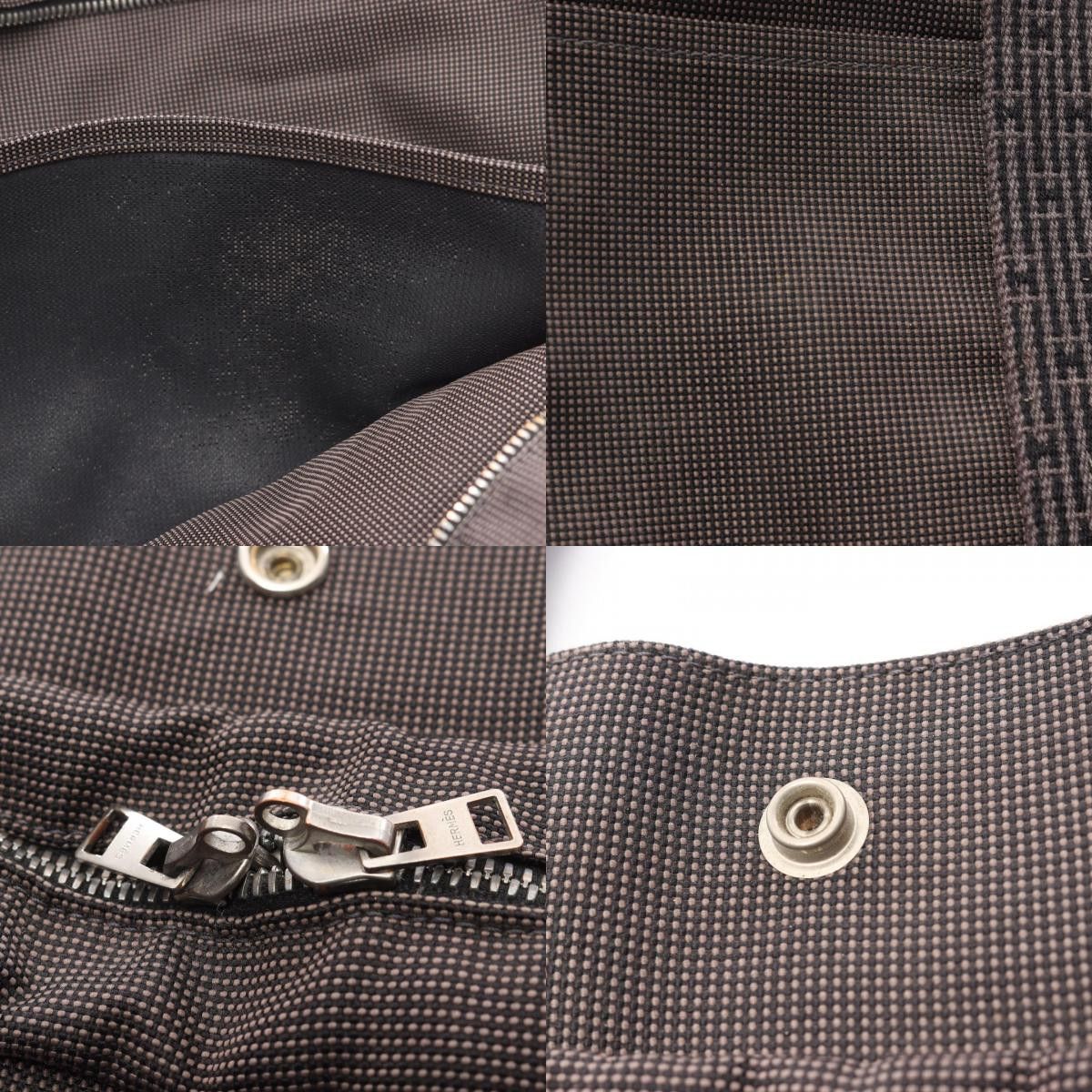 Hermes Hermes Hermes Herline MM Nylon Canvas Tote Bag Textile Tote Bag DUTY FREE for USA Size ONE SIZE - 10 Thumbnail