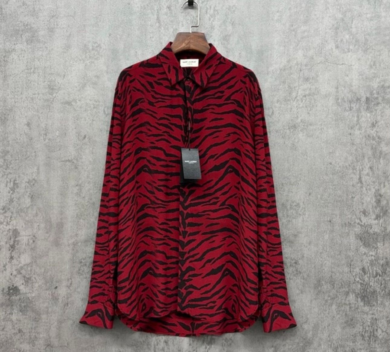 Saint Laurent Paris Saint Laurent Zebra Print Shirt Size M Size US M / EU 48-50 / 2 - 2 Thumbnail
