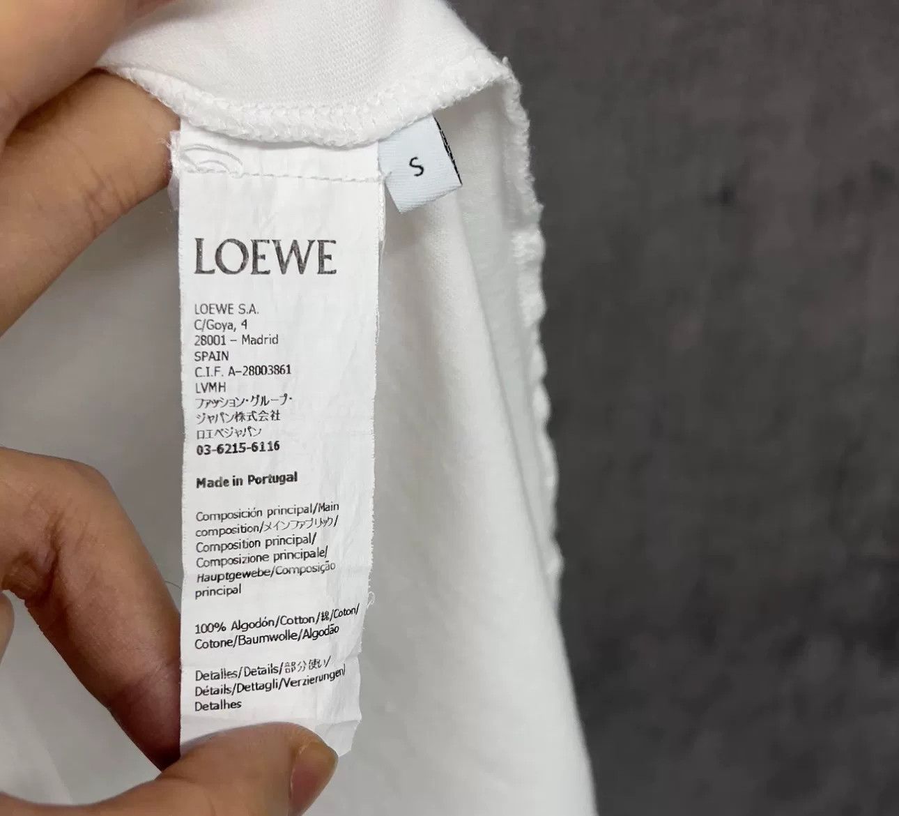 Loewe LOEWE Anagram Patch T-Shirt Size S Size US S / EU 44-46 / 1 - 5 Thumbnail