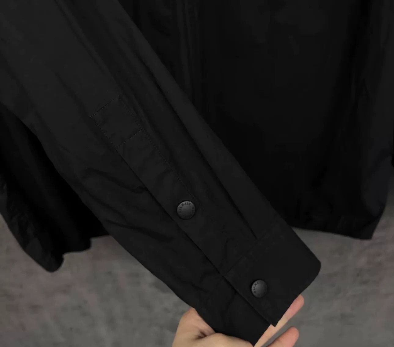 Balmain Balmain Black Zip-Up Light Jacket Size M Size US M / EU 48-50 / 2 - 4 Thumbnail