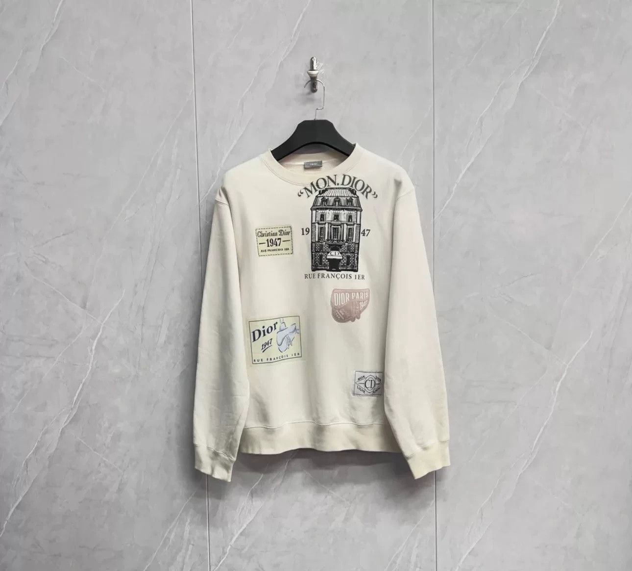 Dior Dior Embroidered Logo Sweatshirt XXL Size US XXL / EU 58 / 5 - 2 Thumbnail