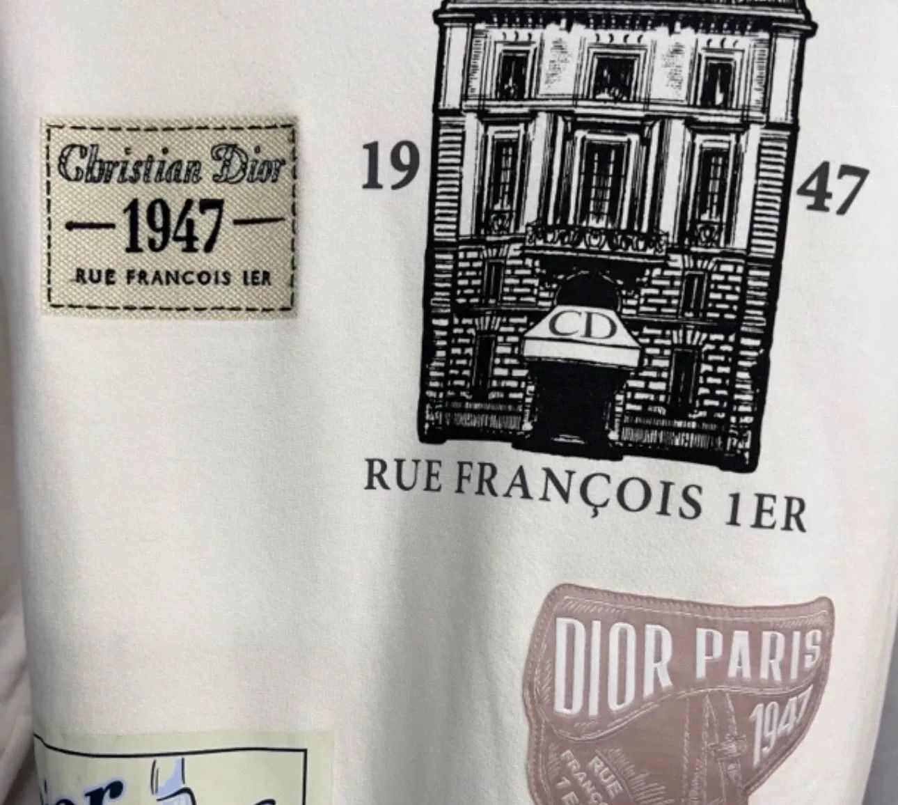 Dior Dior Embroidered Logo Sweatshirt XXL Size US XXL / EU 58 / 5 - 4 Thumbnail