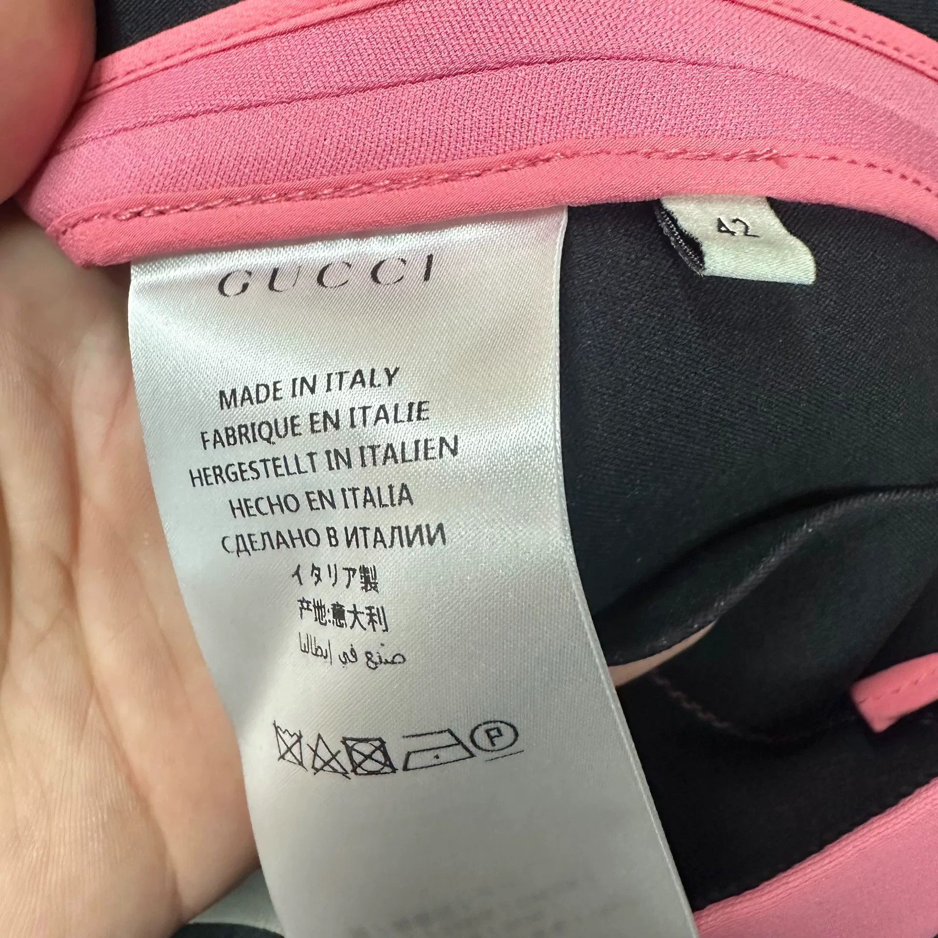 Gucci Gucci Pink Wool Silk Midi Skirt Size 42 Size 28" / US 6 / IT 42 - 6 Thumbnail