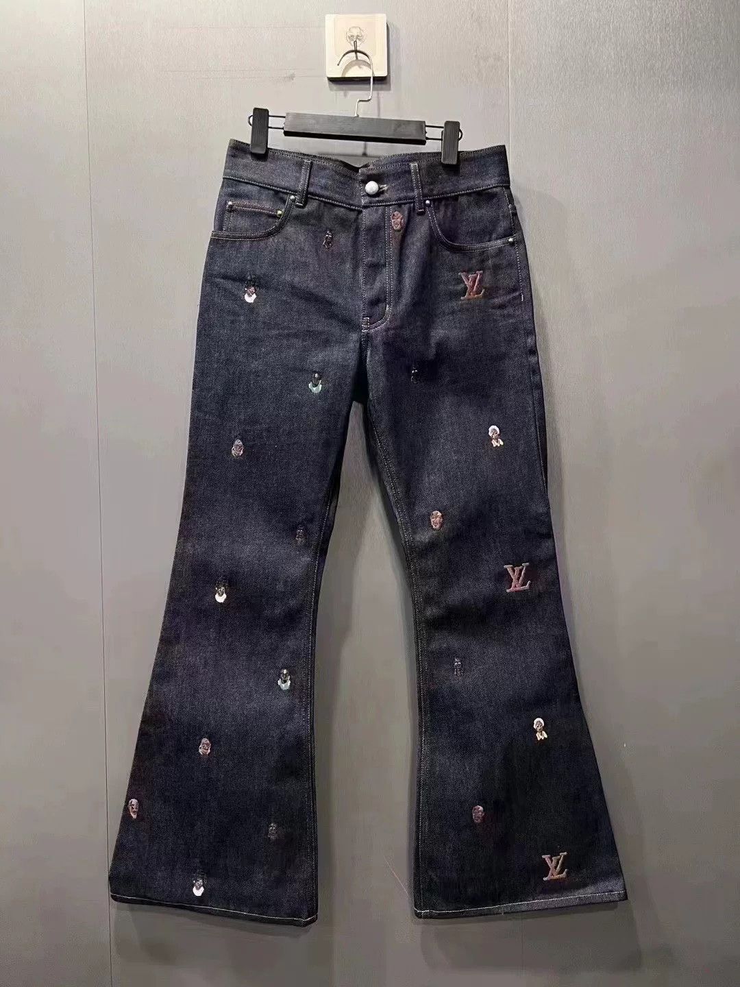 Louis Vuitton Louis Vuitton Embroidered Denim Jeans Size 28 Size US 28 / EU 44 - 2 Thumbnail