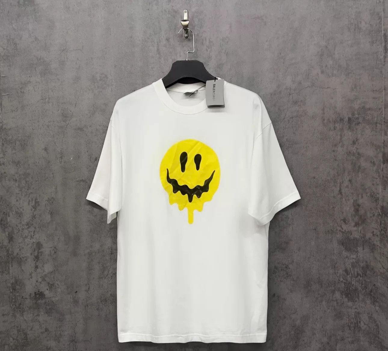 Balenciaga Balenciaga Melting Smiley Skeleton T-Shirt Size M Size US M / EU 48-50 / 2 - 2 Thumbnail