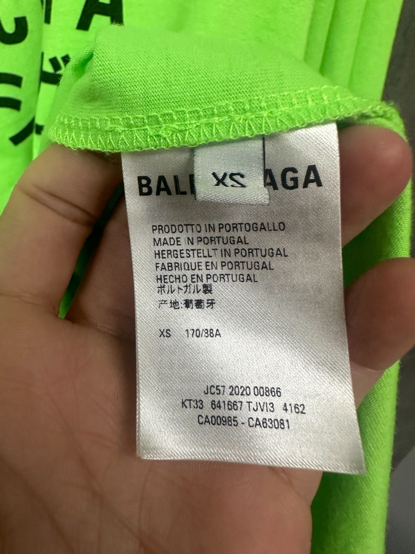 Balenciaga Balenciaga Languages Long Sleeve T-Shirt Size XS Size US XS / EU 42 / 0 - 4 Thumbnail