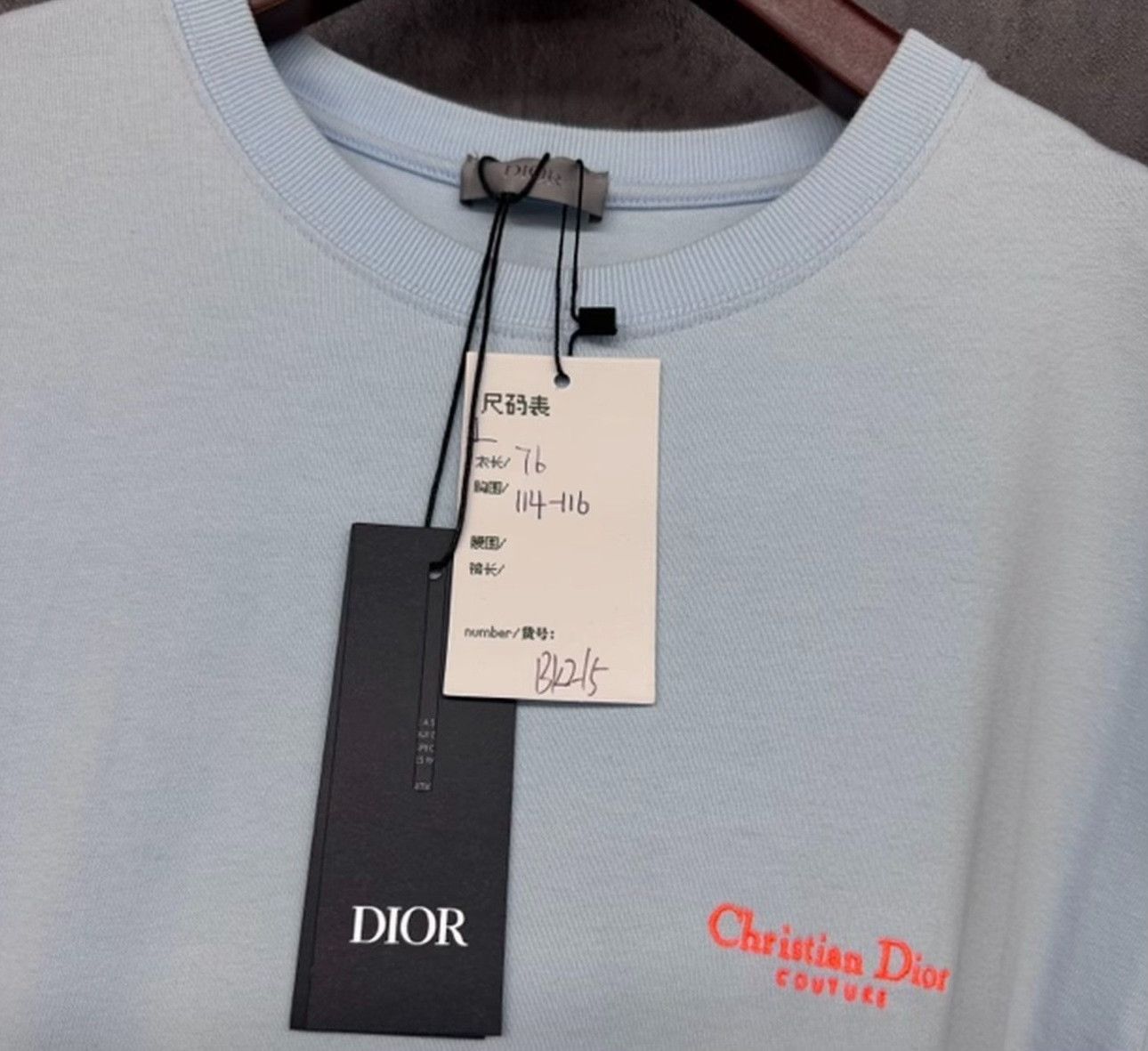 Dior Dior Couture Embroidery T-Shirt Size L Size US L / EU 52-54 / 3 - 6 Thumbnail