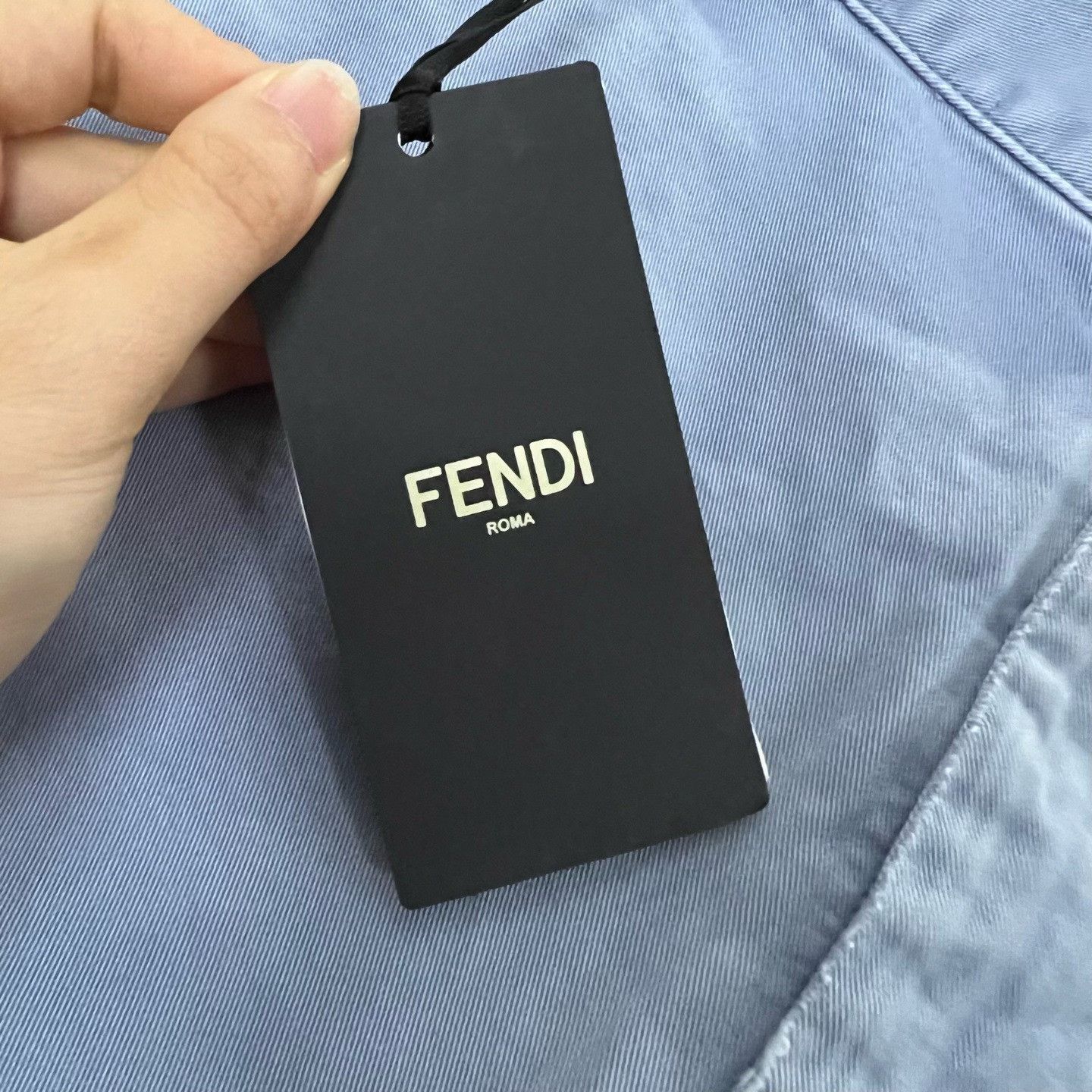 Fendi Fendi Washed Blue Shorts Size 30 Size US 30 / EU 46 - 4 Thumbnail