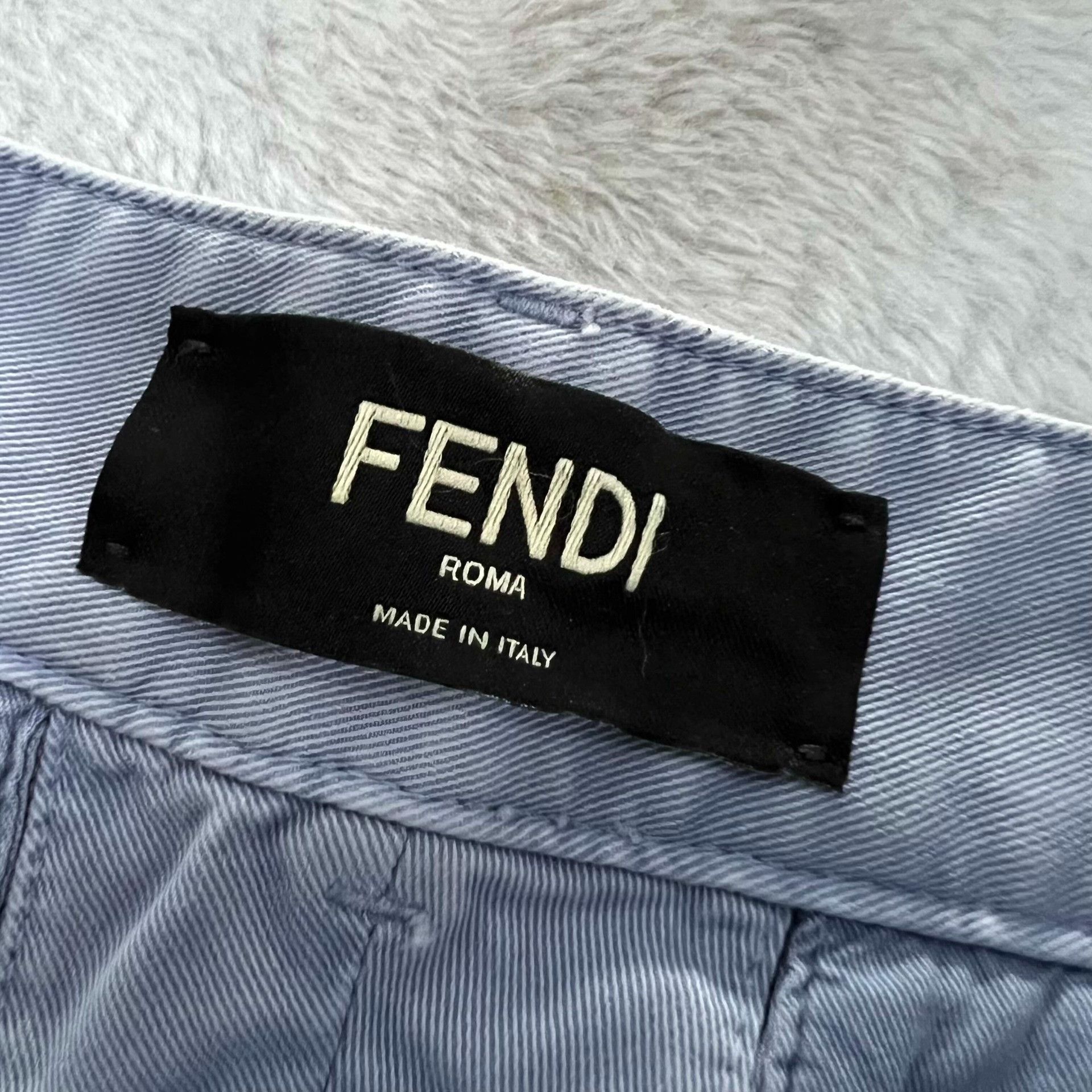 Fendi Fendi Washed Blue Shorts Size 30 Size US 30 / EU 46 - 5 Thumbnail